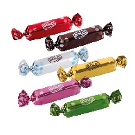 Picture of ASSORTED FILLED MILK CHOCOLATE FINGER DOUBLE TWIST MIX 1Kg