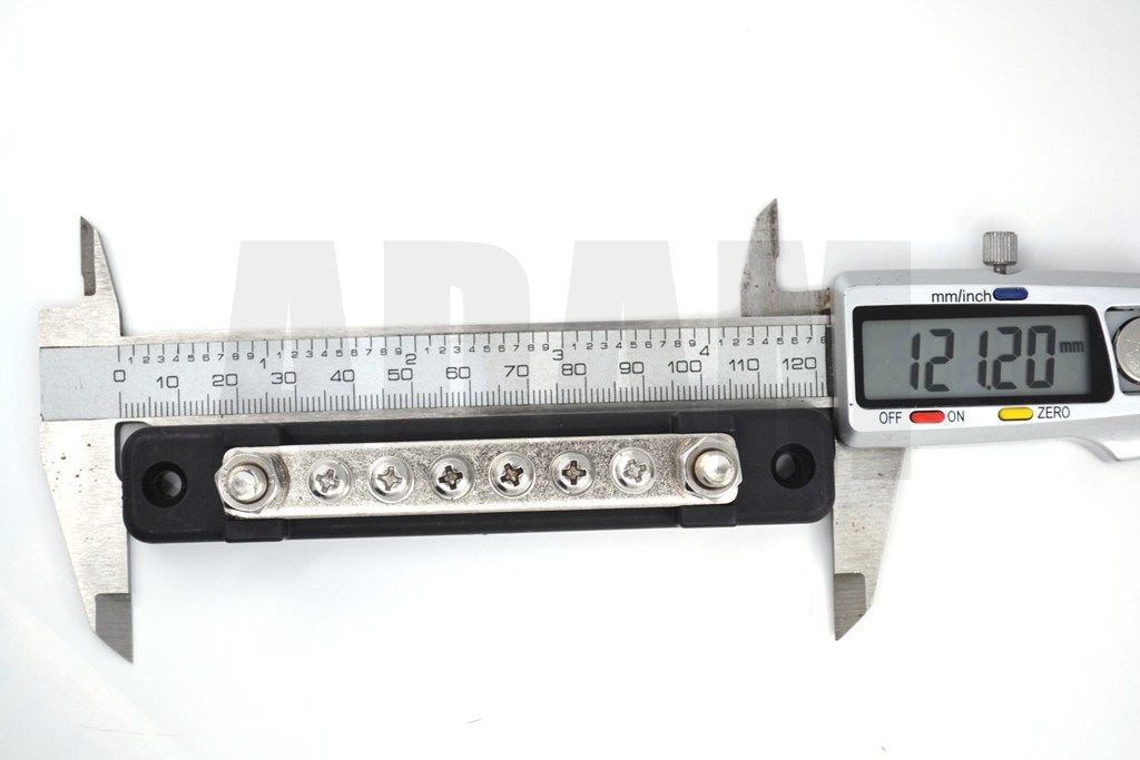 Picture of Kısa Şase Terminali 100A 6 Vidalı 2XM6 Kutuplu MT-ST100