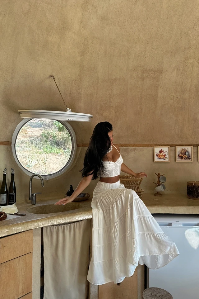 Picture of White Long Skirt