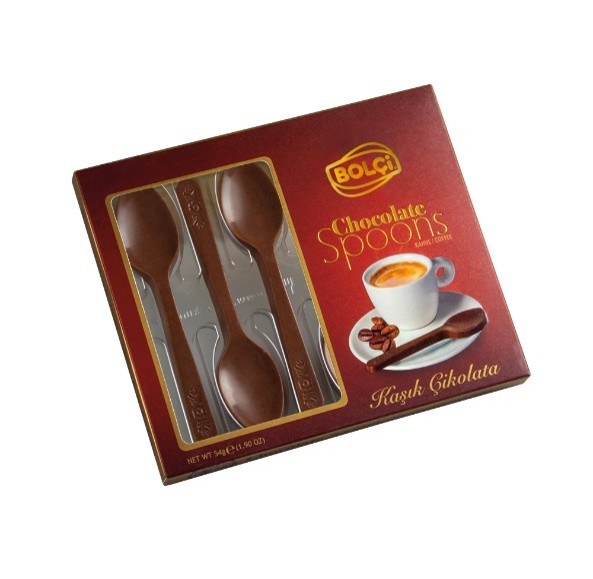 Picture of MILK CHOCOLATE WITH COFFEE SPOONS 54g