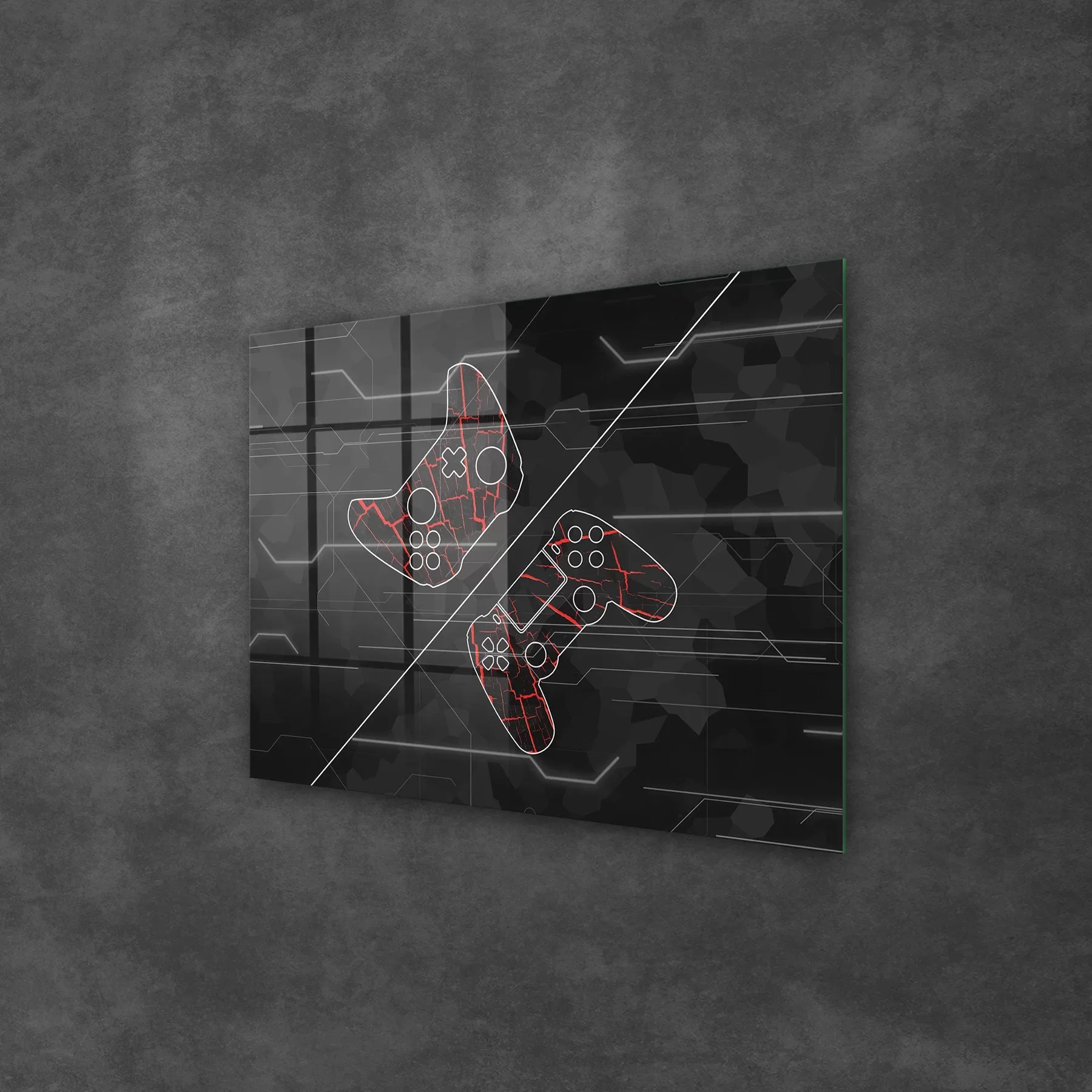 Picture of Decovetro Cam Tablo Gamer Game Pad 50x70 cm