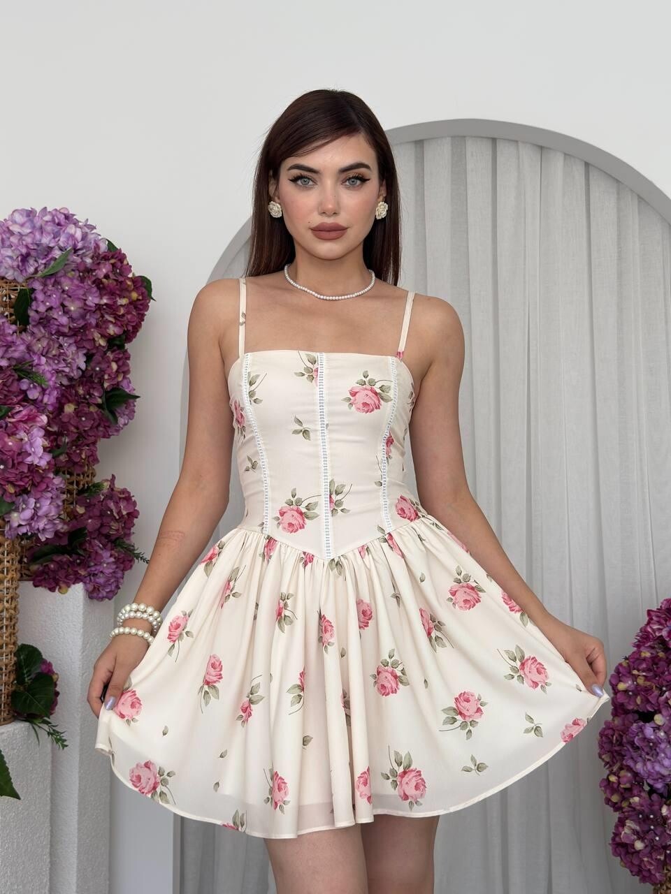 Picture of Con İp Askılı Elbise