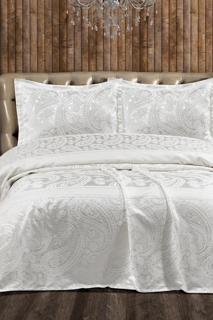 Picture of Arlina Şönil Çift Kişilik Yatak Örtüsü 240x260 cm Krem