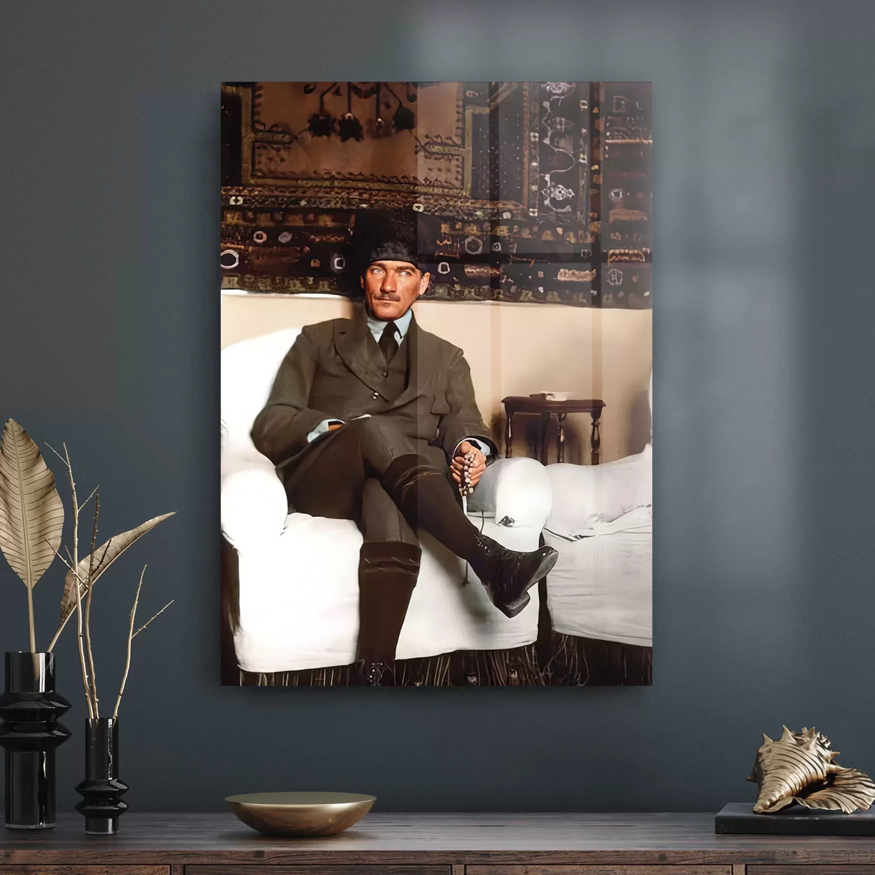 Picture of Decovetro Cam Tablo Atatürk Dekoratif 70x100 cm