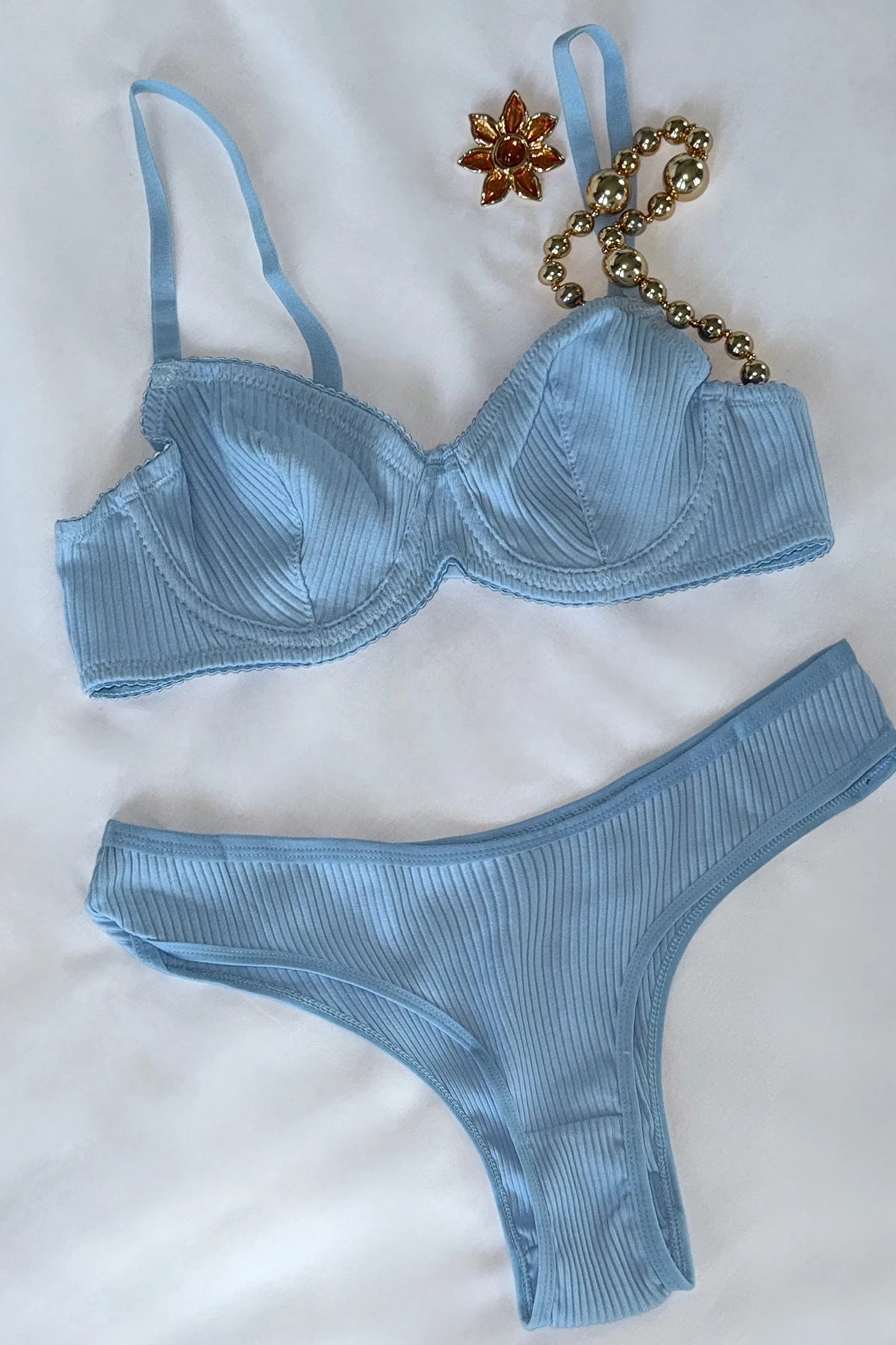 Picture of Blue Knitted Underwear