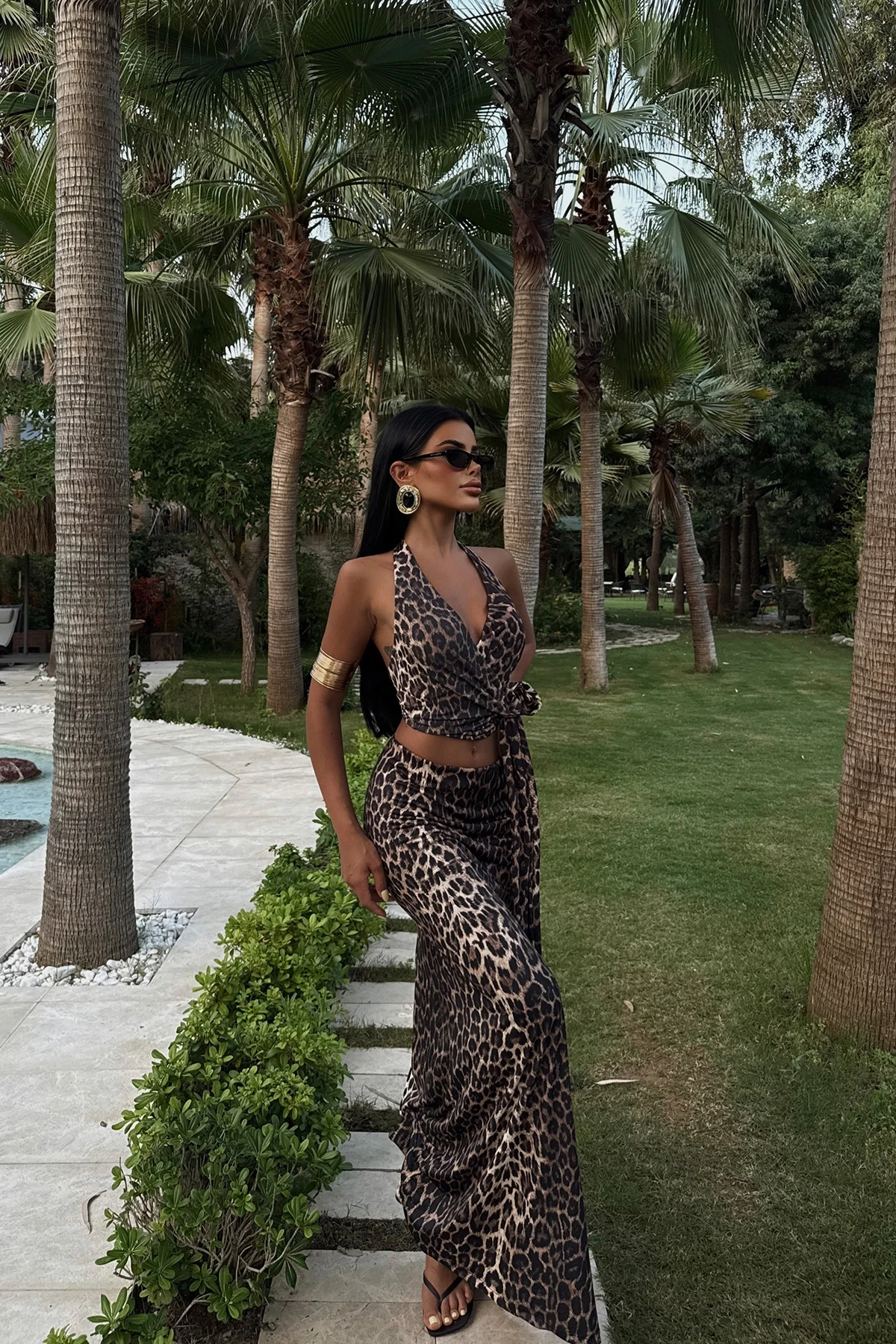 Picture of Elora Leopard Pattern Suit