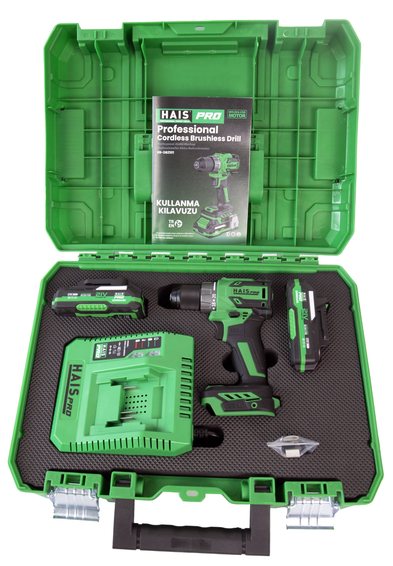 Picture of HAISPRO Profesyonel Vidalama Matkap 21 V 2.0 Ah Çift Akülü