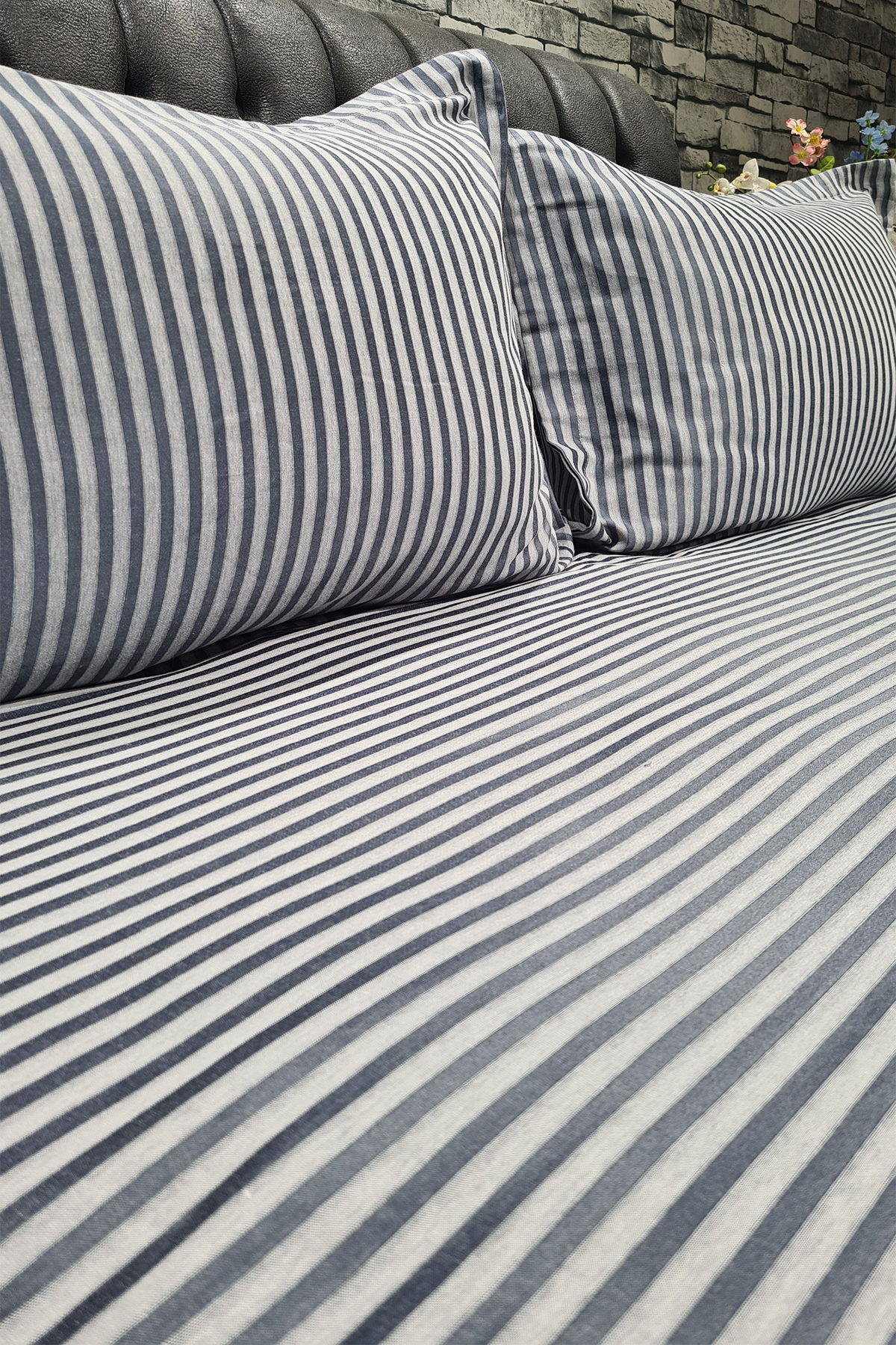 Picture of Zebra Çift Kişilik 6 Parça Nevresim Takımı Gri