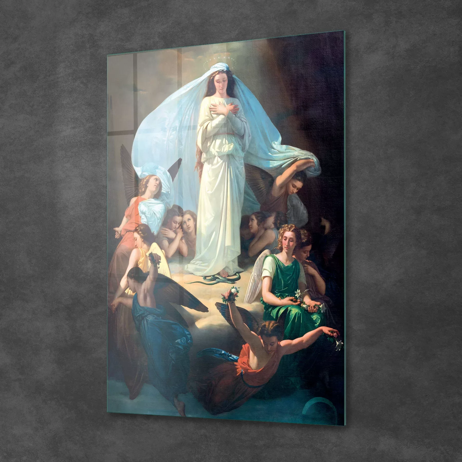 Picture of Decovetro Cam Tablo Aesthetic Eve Drawing 70x100 cm