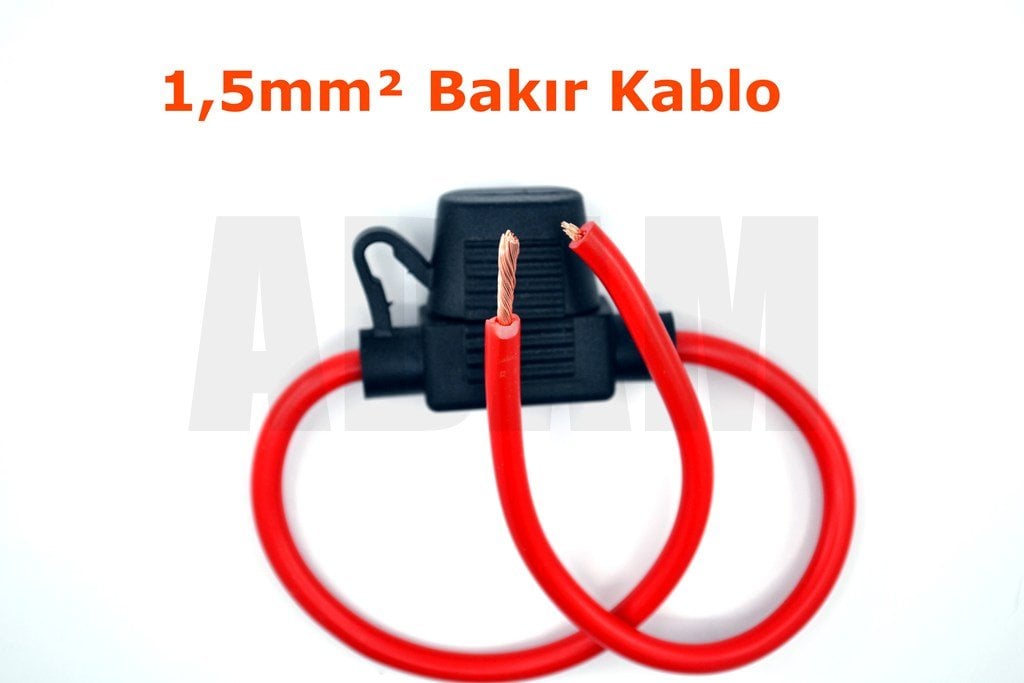 Picture of Mini Bıçak Sigorta Yuvası 1,5mm² Kablolu Sıvı Muhafazalı Dış Mekan MT-SYM15