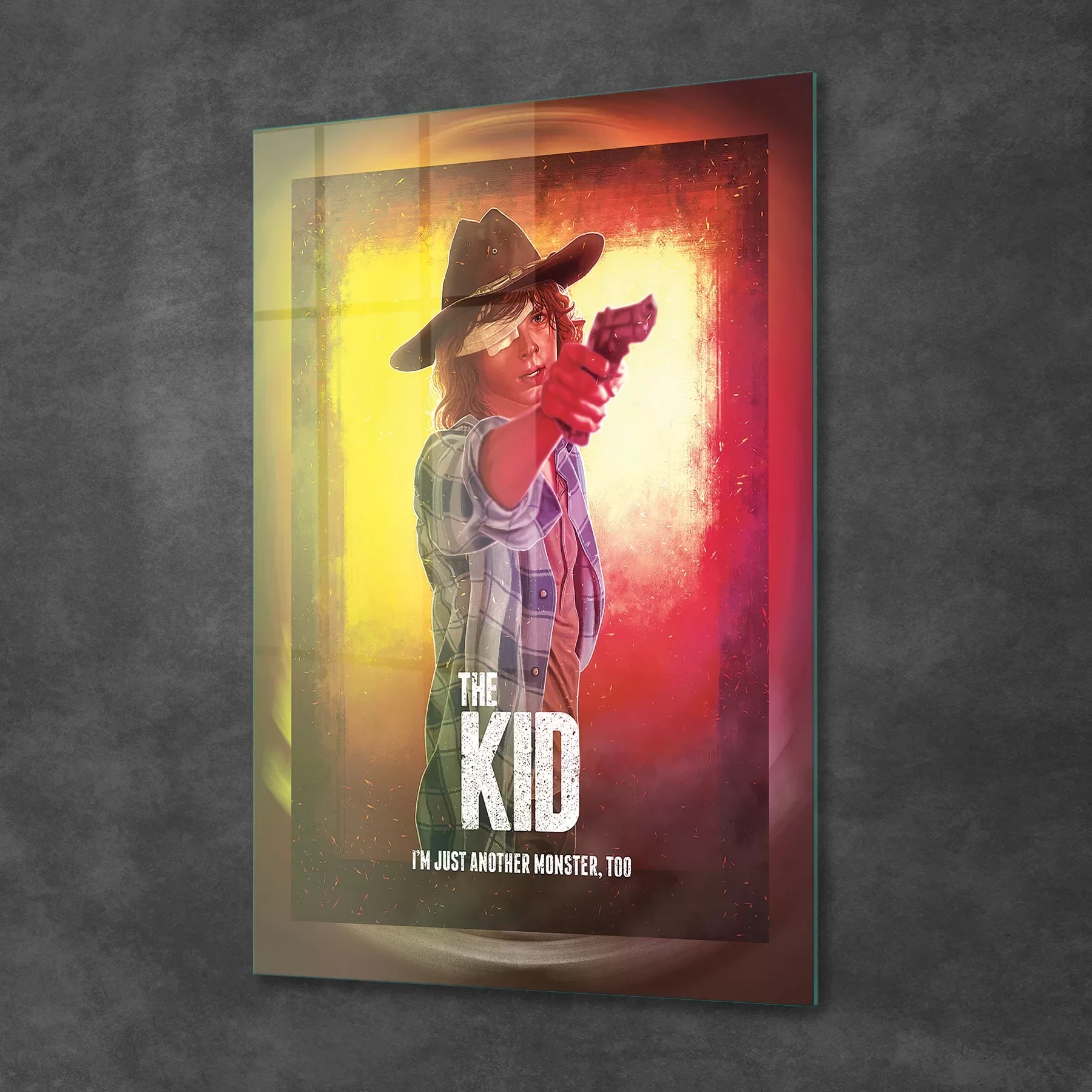 Picture of Decovetro Cam Tablo Walking Dead The Kid 70x100 cm