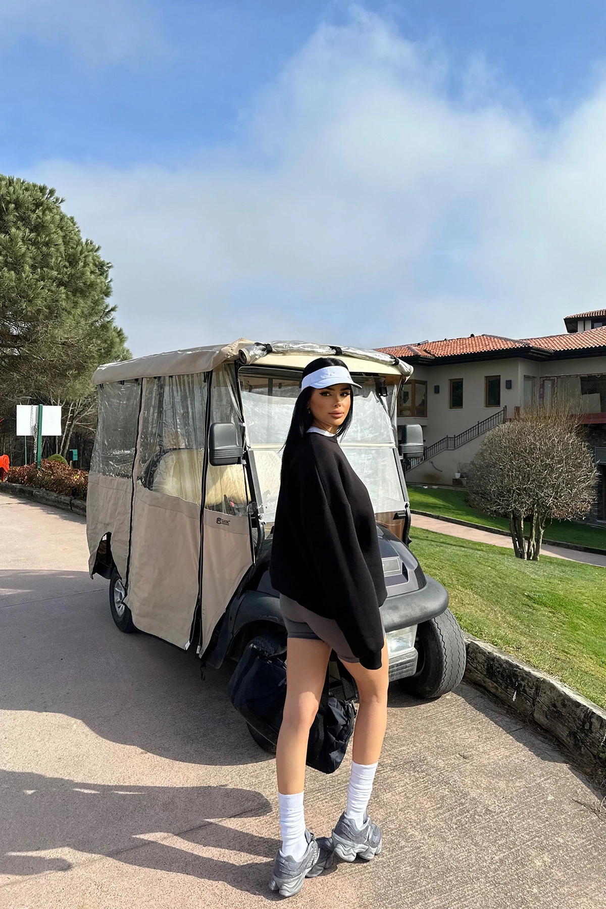 Picture of Black E Embroidered Sweat