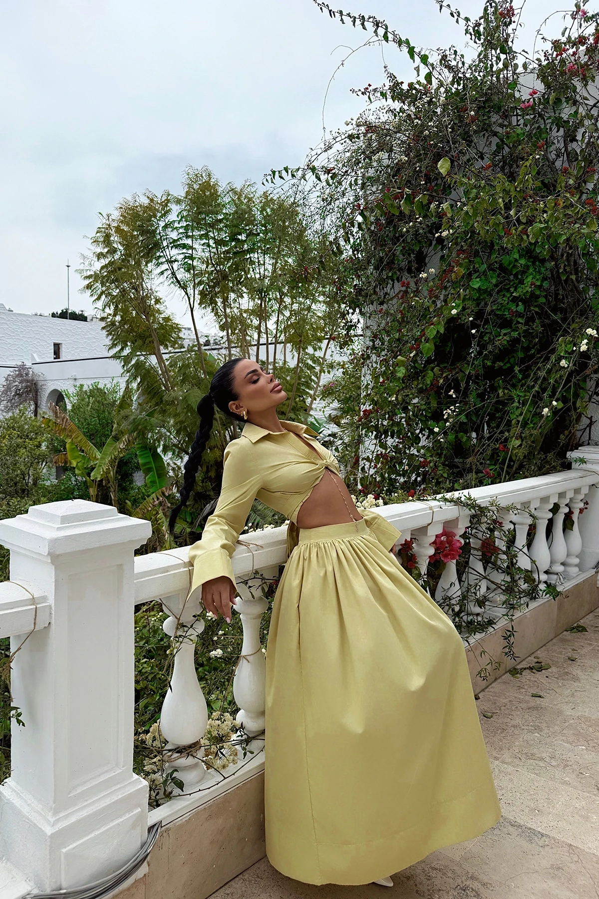 Picture of Yellow Skirt Suit