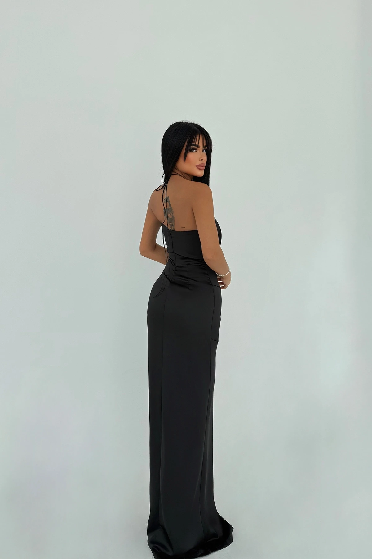 Picture of Black Diane Tied Dress