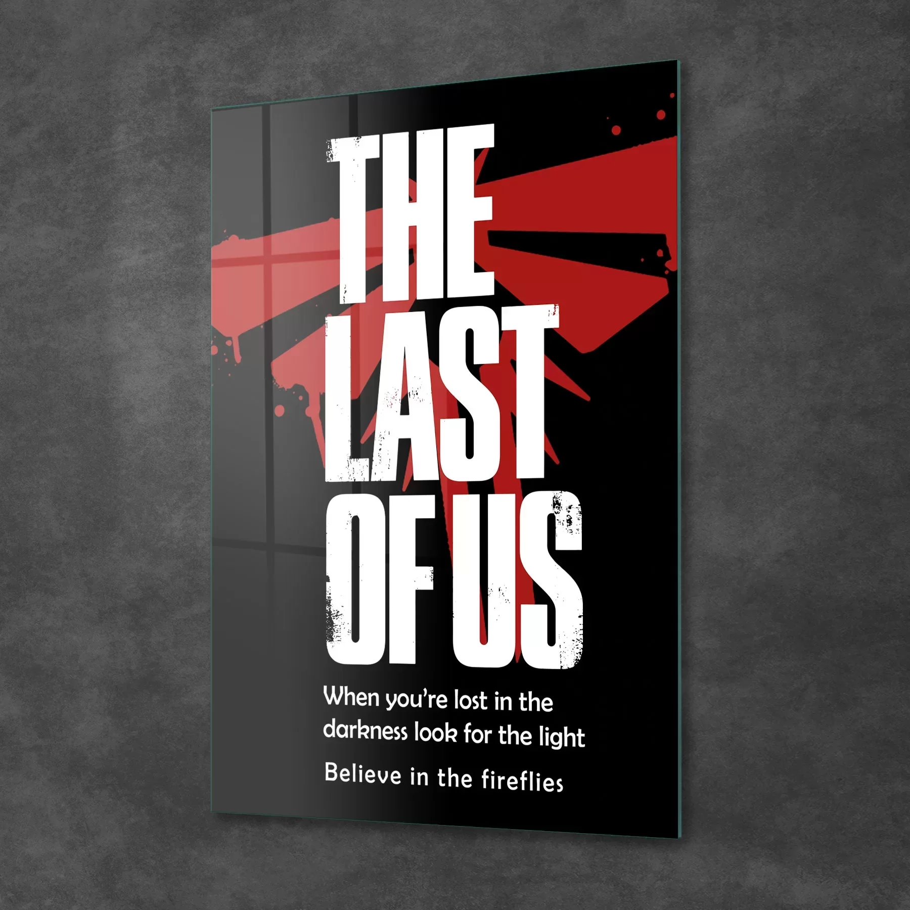 Picture of Decovetro Cam Tablo The Last Of Us Believe Firefly 50x70 cm