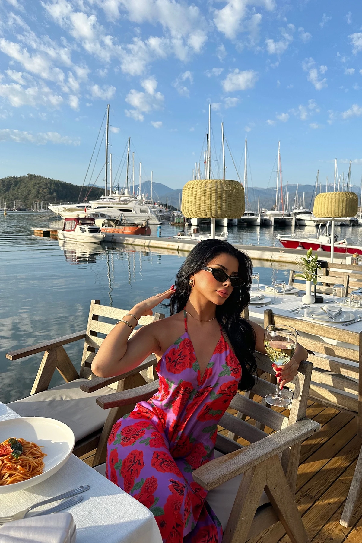 Picture of Rosalyn Deep Backless Long Dress