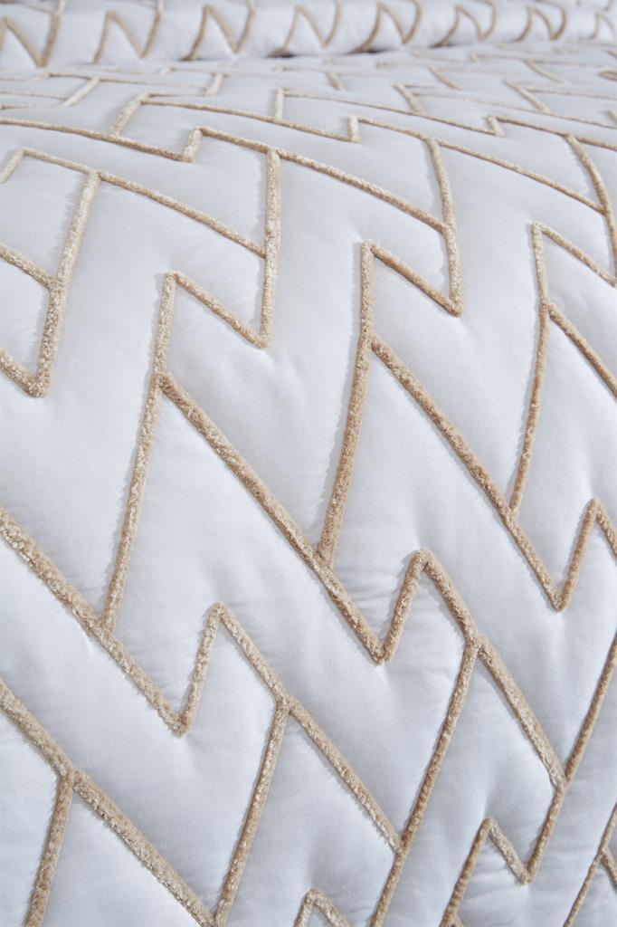 Picture of Maria Kapitoneli Çift Kişilik Yatak Örtüsü 230x240 Krem Bej