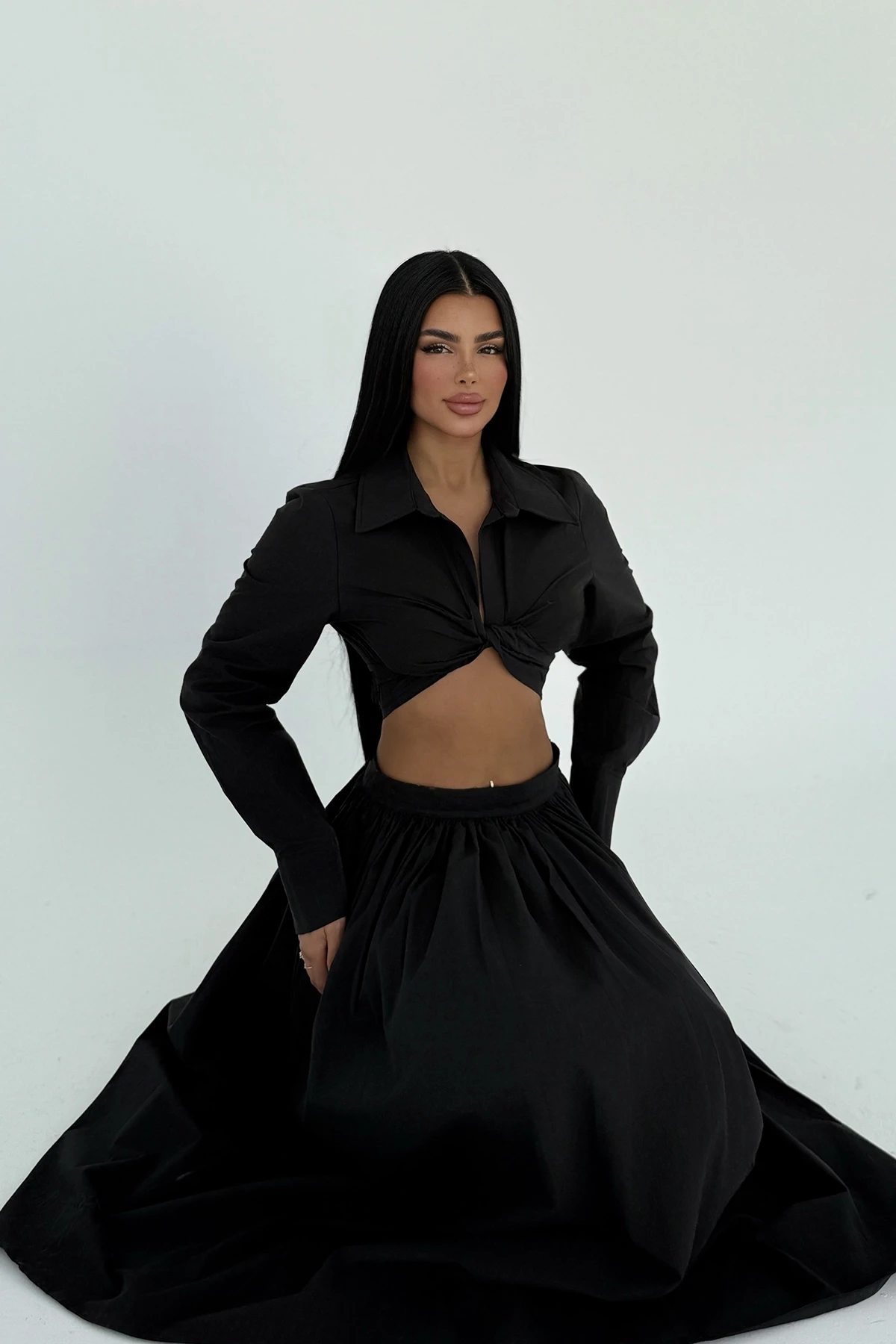 Picture of Black Veuve Bottom Top Set