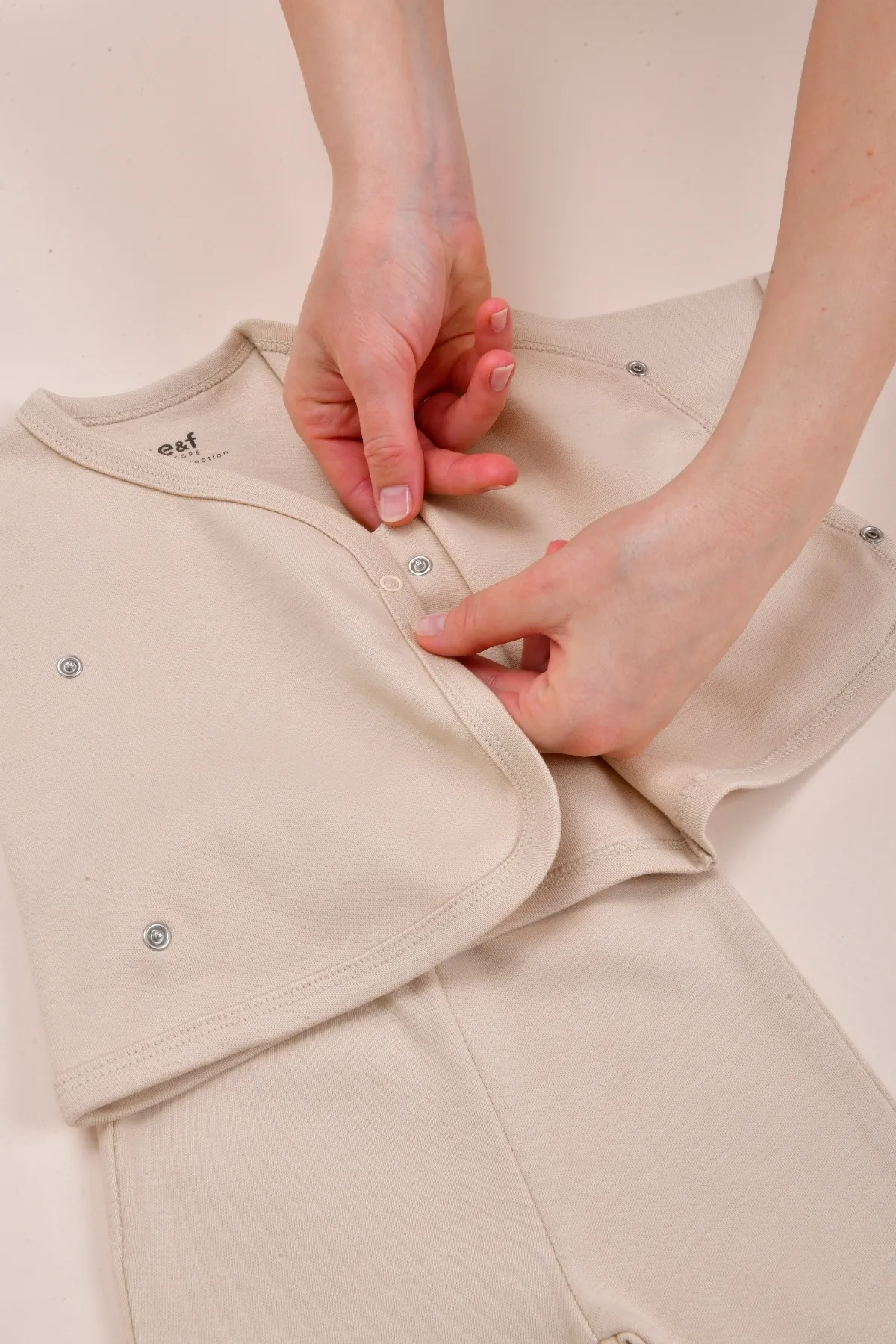 Picture of İkinci Şans - 8'li Organik Hastane Çıkışı Seti - Sertifikalı ve Pamuklu Kumaş - Bej