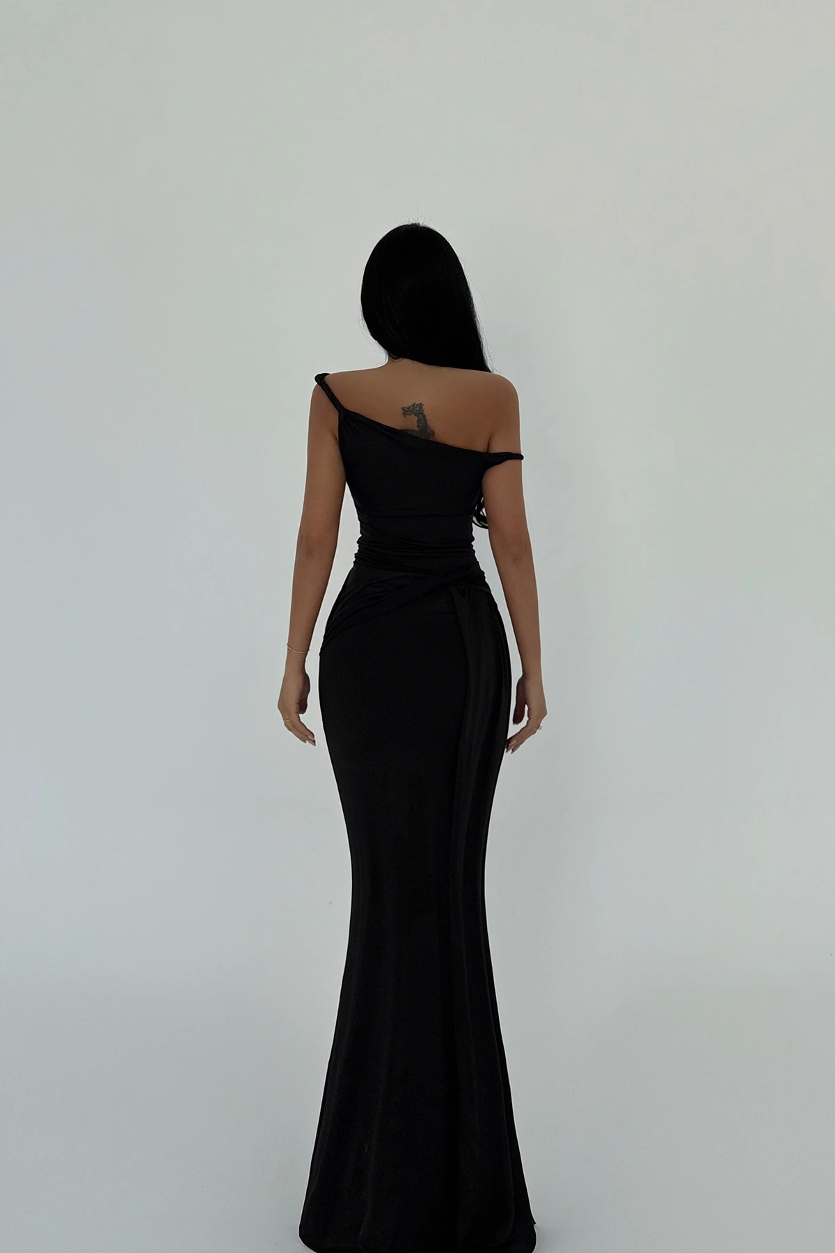 Picture of Black Strap Long Dress