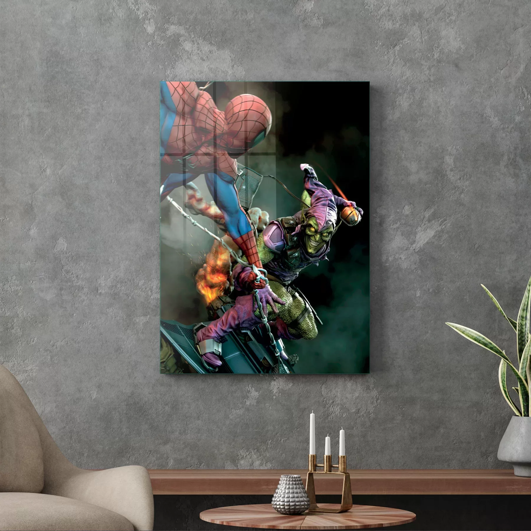 Picture of Decovetro Cam Tablo Spiderman Vs Green Goblin 70x100 cm