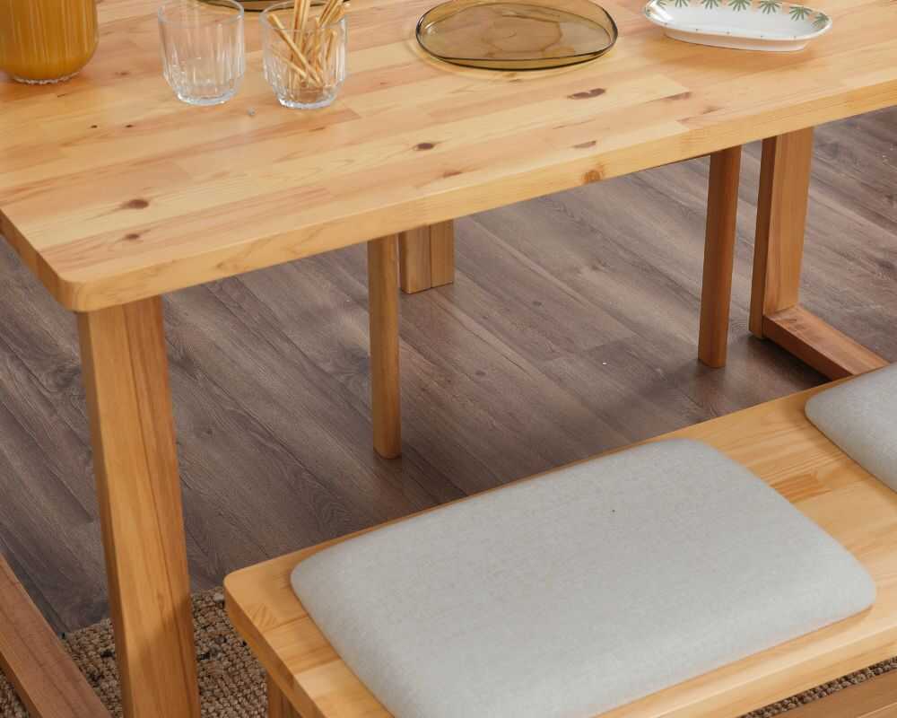 Picture of Cheri Minimal 2 Sandalye 1 Bench 1 Masa (80x140)