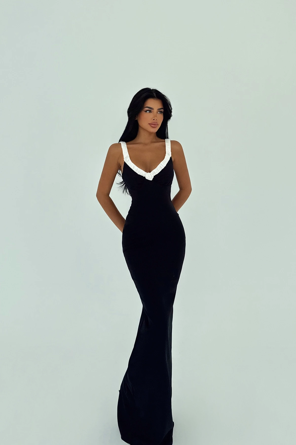 Picture of Black Cordelia Long Dress