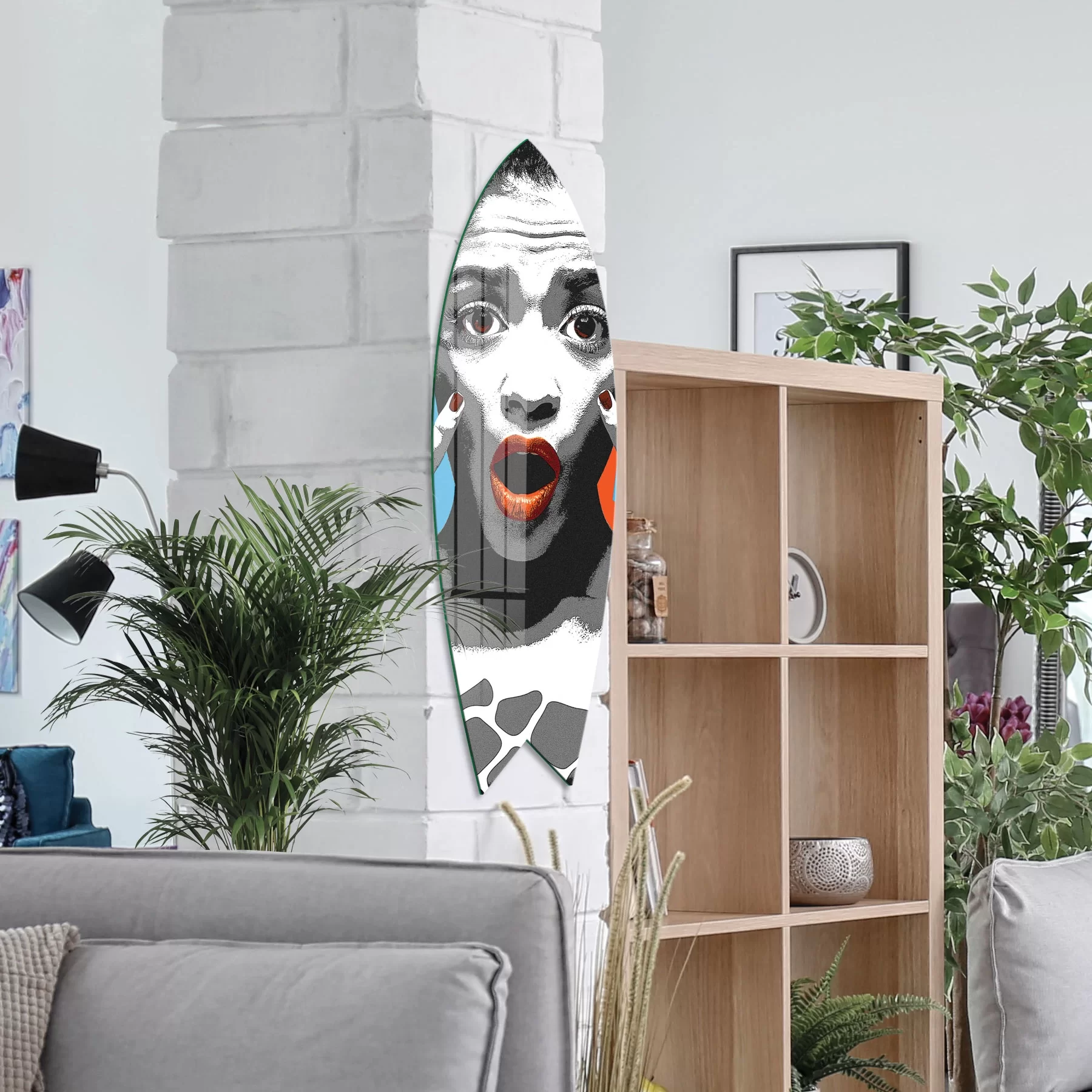 Picture of Decovetro ST 4087 Dekoratif Cam Sörf Tahtası 33x100 Cm