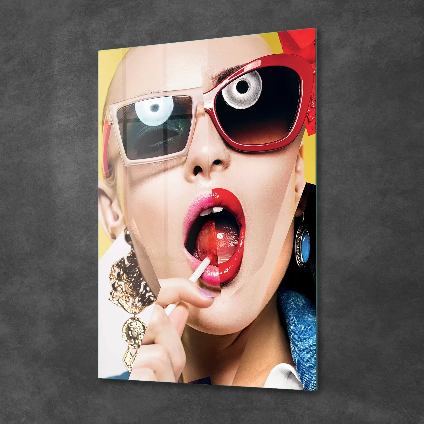 Picture of Decovetro Cam Tablo Pop Art Yeni Modern 50x70 cm