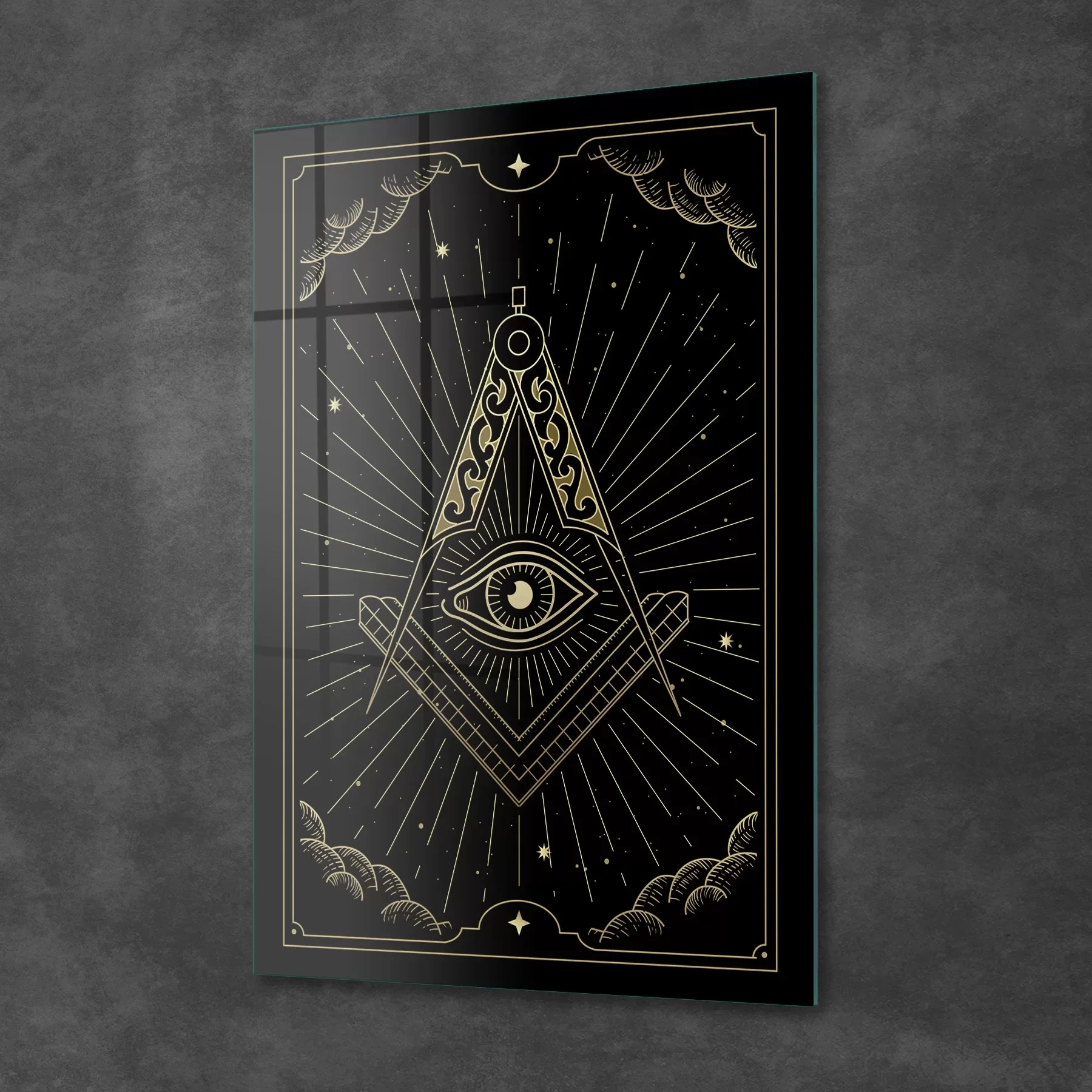 Picture of Decovetro Cam Tablo Spiritual Eye Dark 70x100 cm