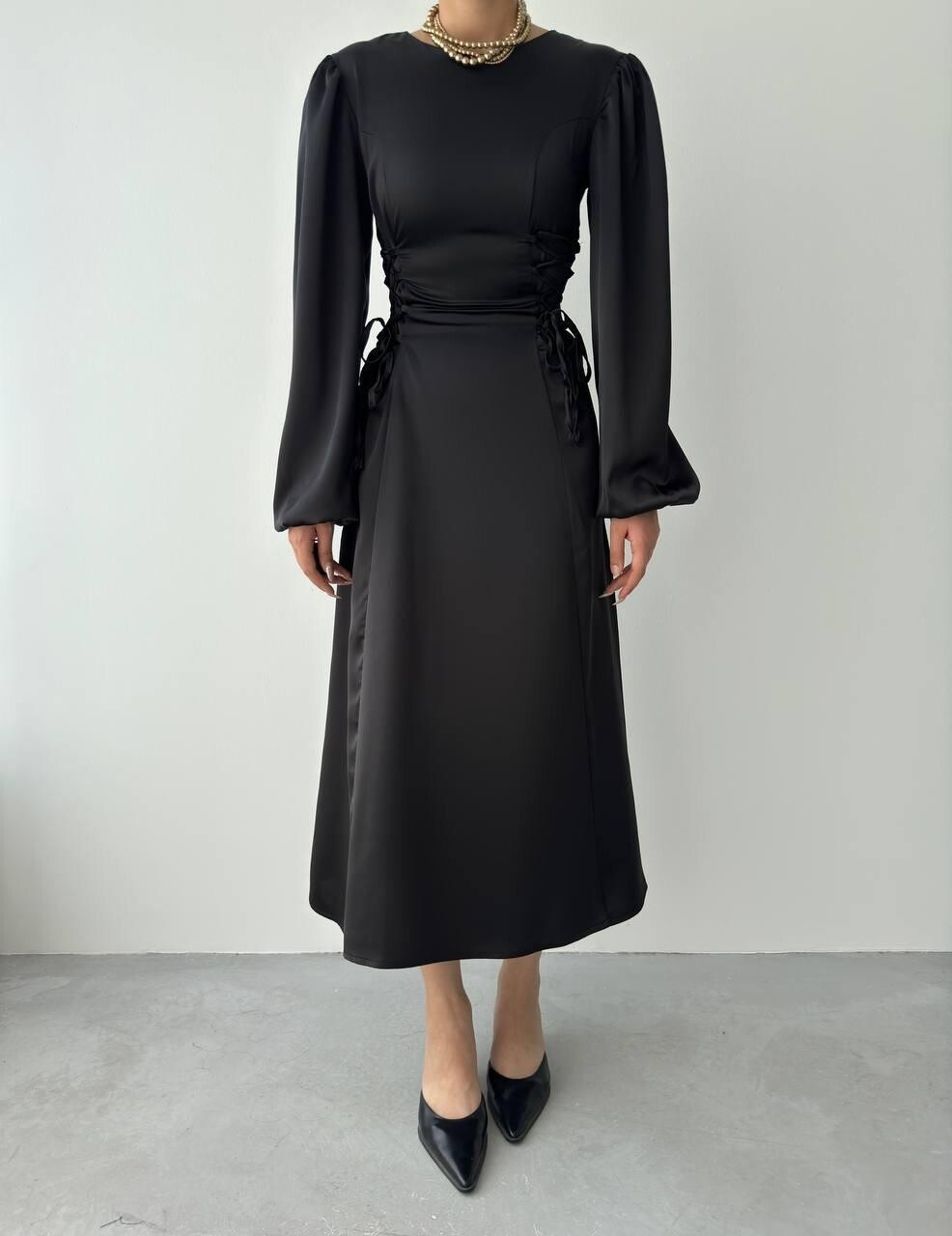 Picture of Rimini İp Detaylı Elbise