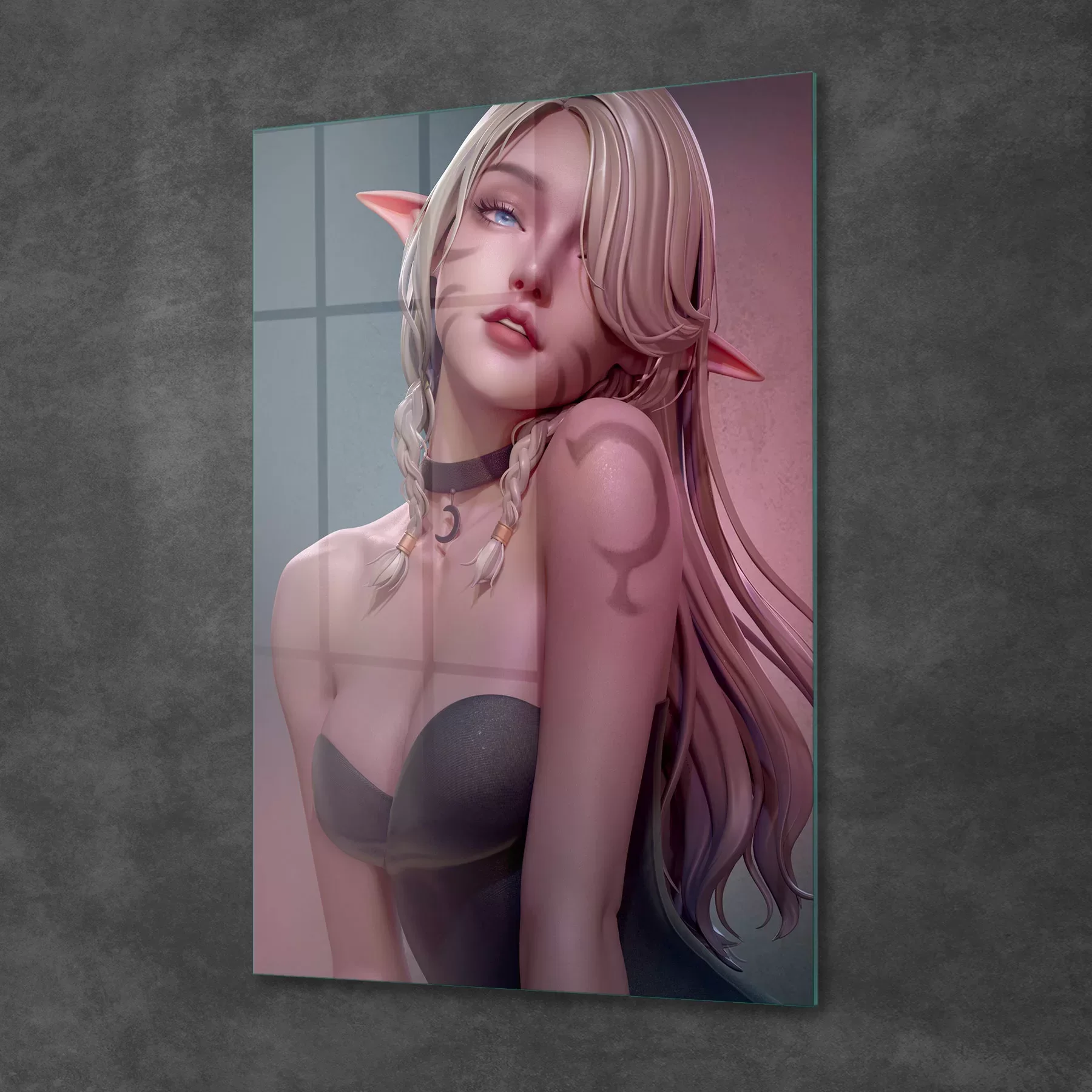 Picture of Decovetro Cam Tablo Anime Girl Elf 30x40 cm
