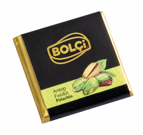 Picture of MILK CHOCOLATE PISTACHIO LABELED MADLEN 1Kg