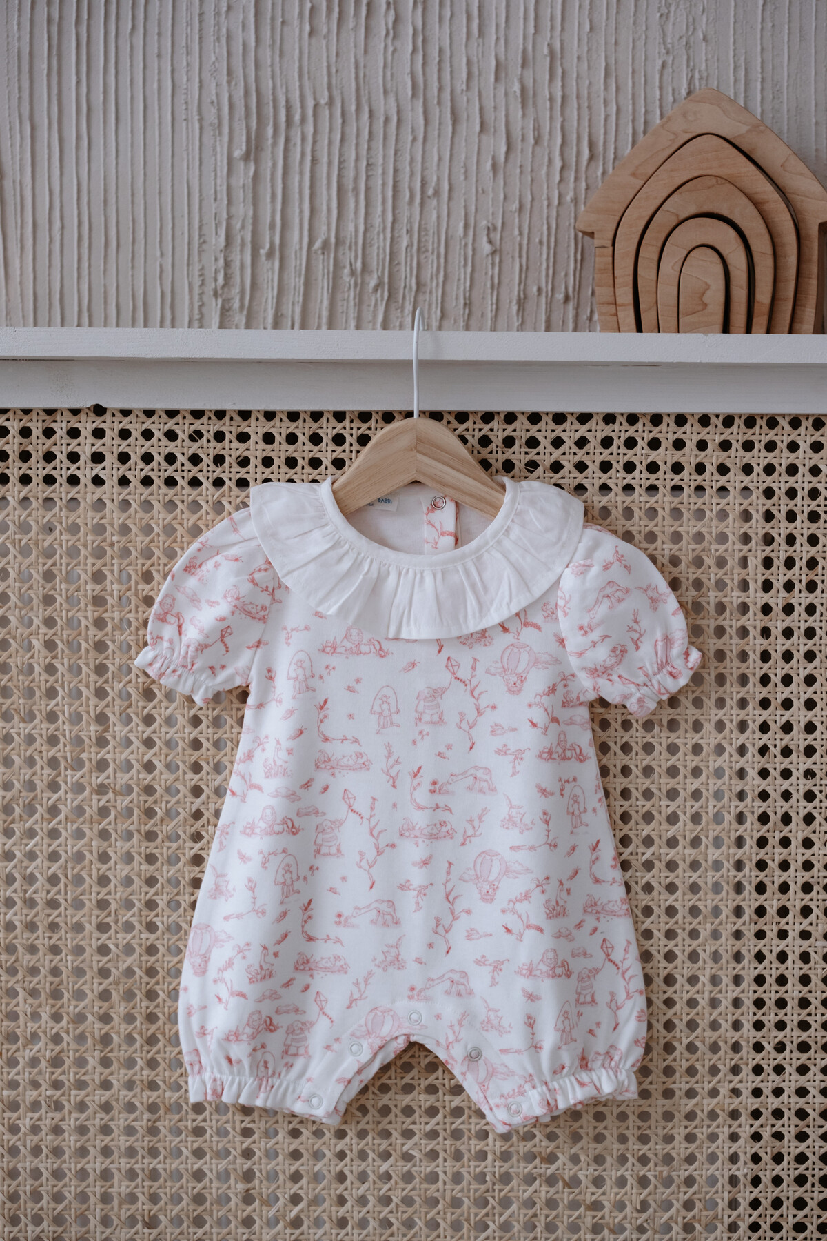 Picture of Romper - Toile De Jouy / Pembe