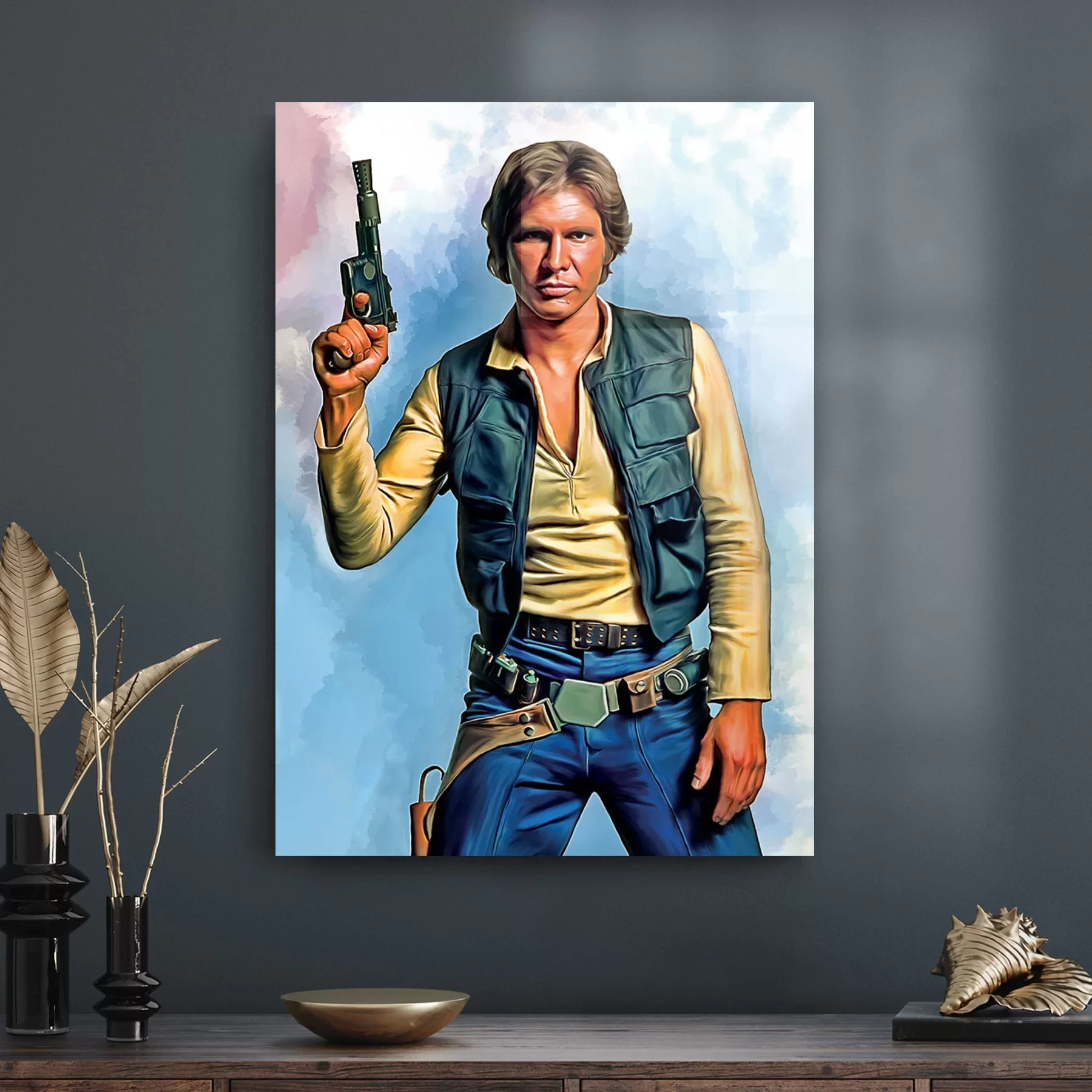 Picture of Decovetro Cam Tablo Star Wars Han Solo 30x40 cm
