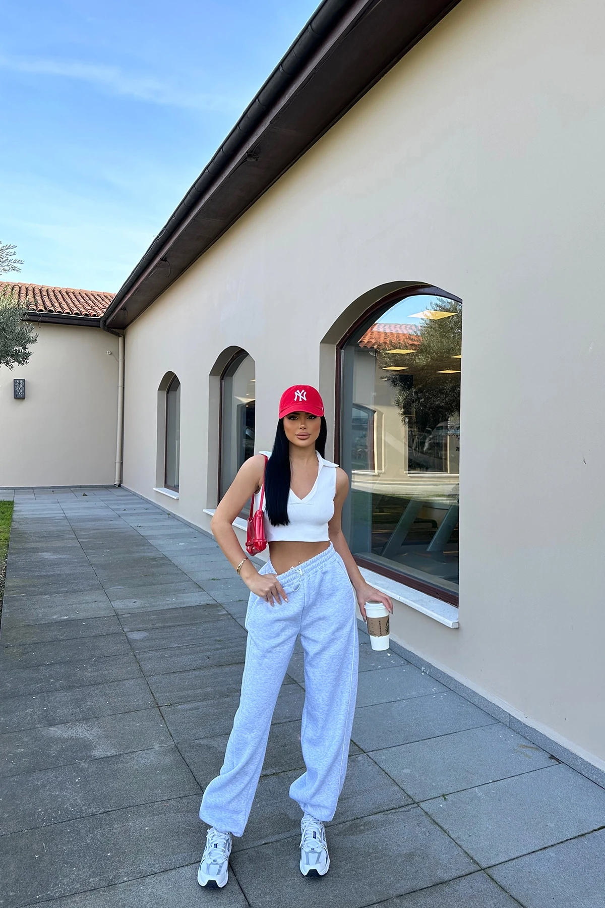 Picture of Gray Basic Sweatpants