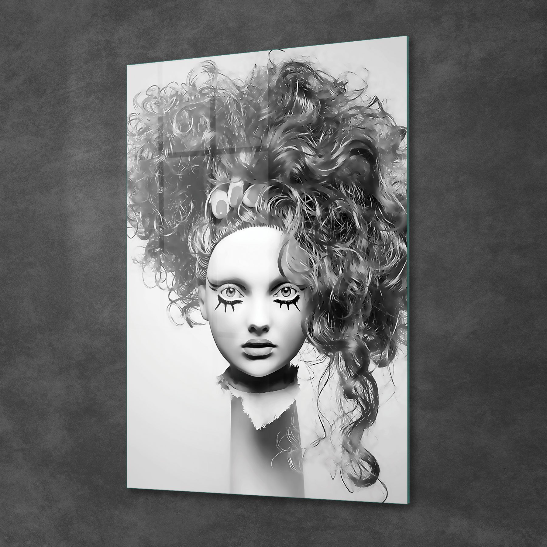 Picture of Decovetro Cam Tablo Hook Girl 70x100 cm