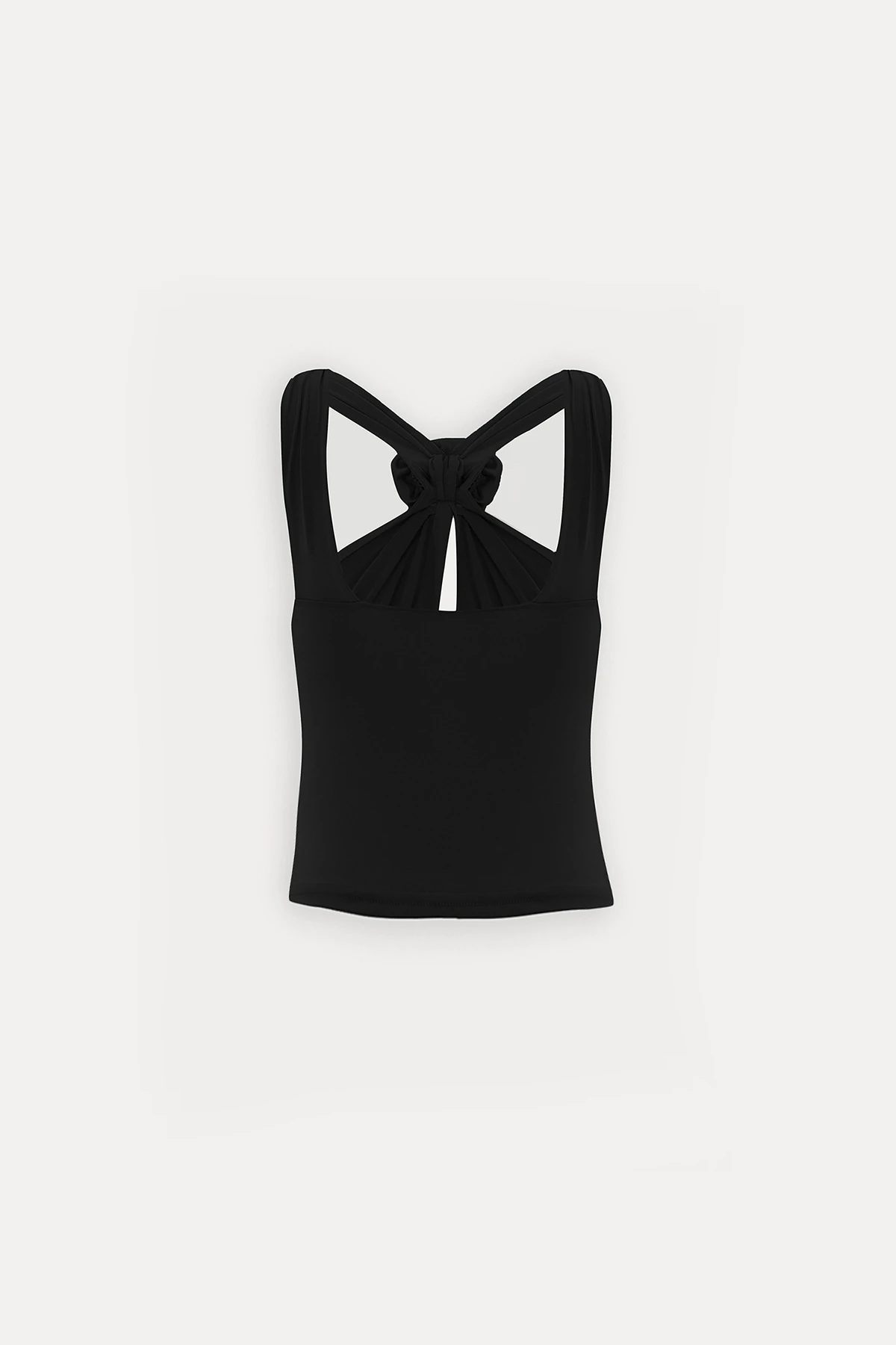 Picture of Black Rose Detail Crop Top