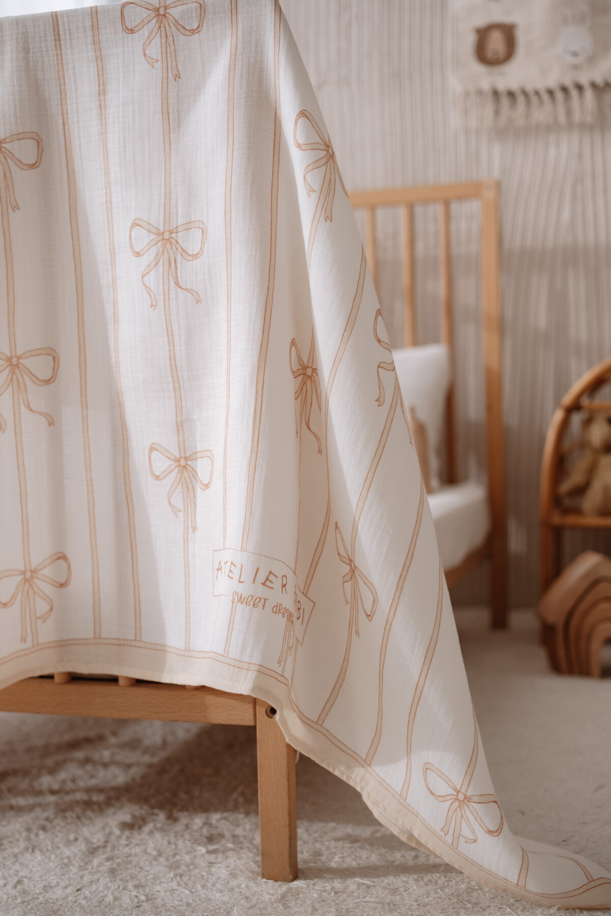 Picture of 4'Lü Yenidoğan Seti - Kurdele / Bej