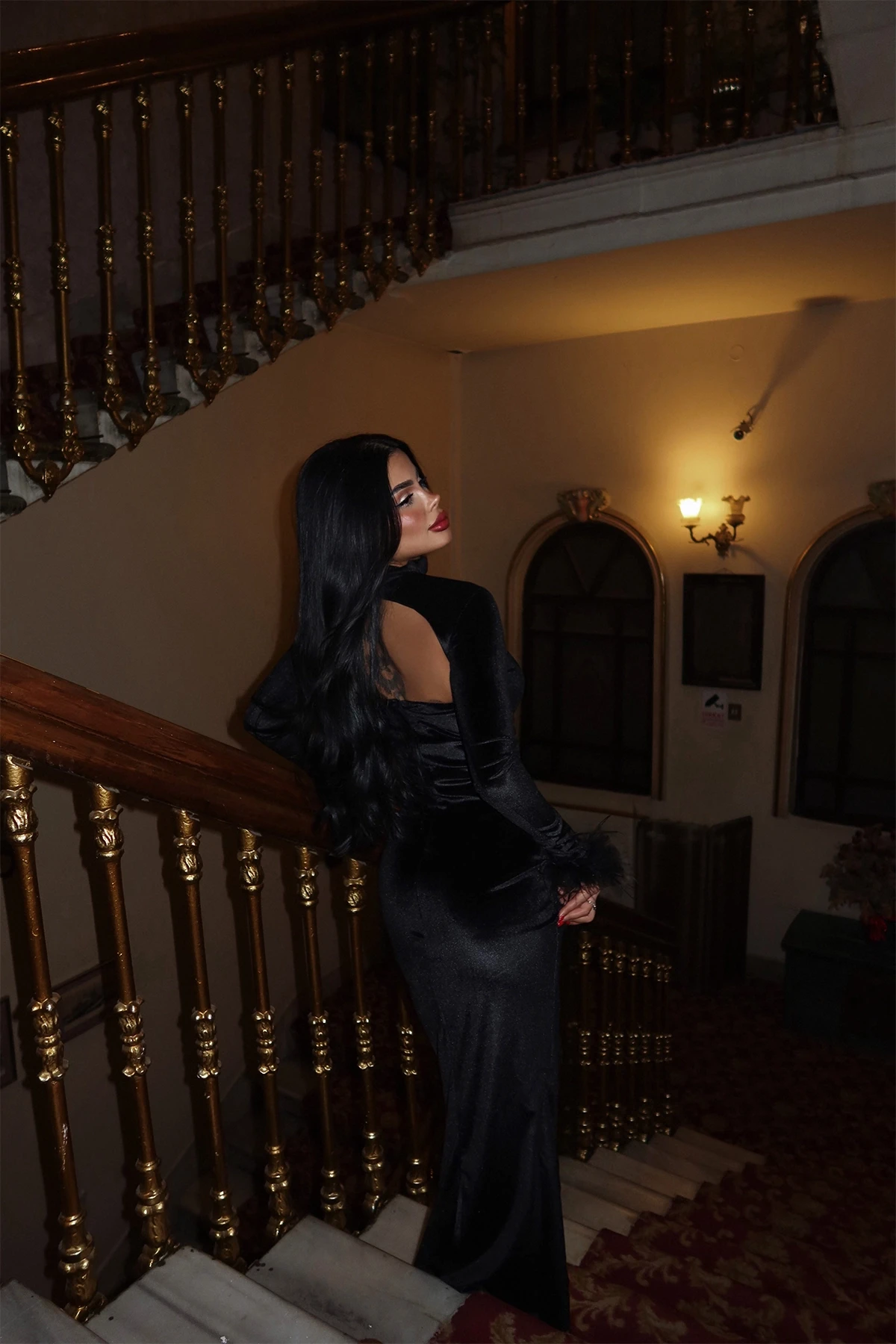 Picture of Black Bolero Dress