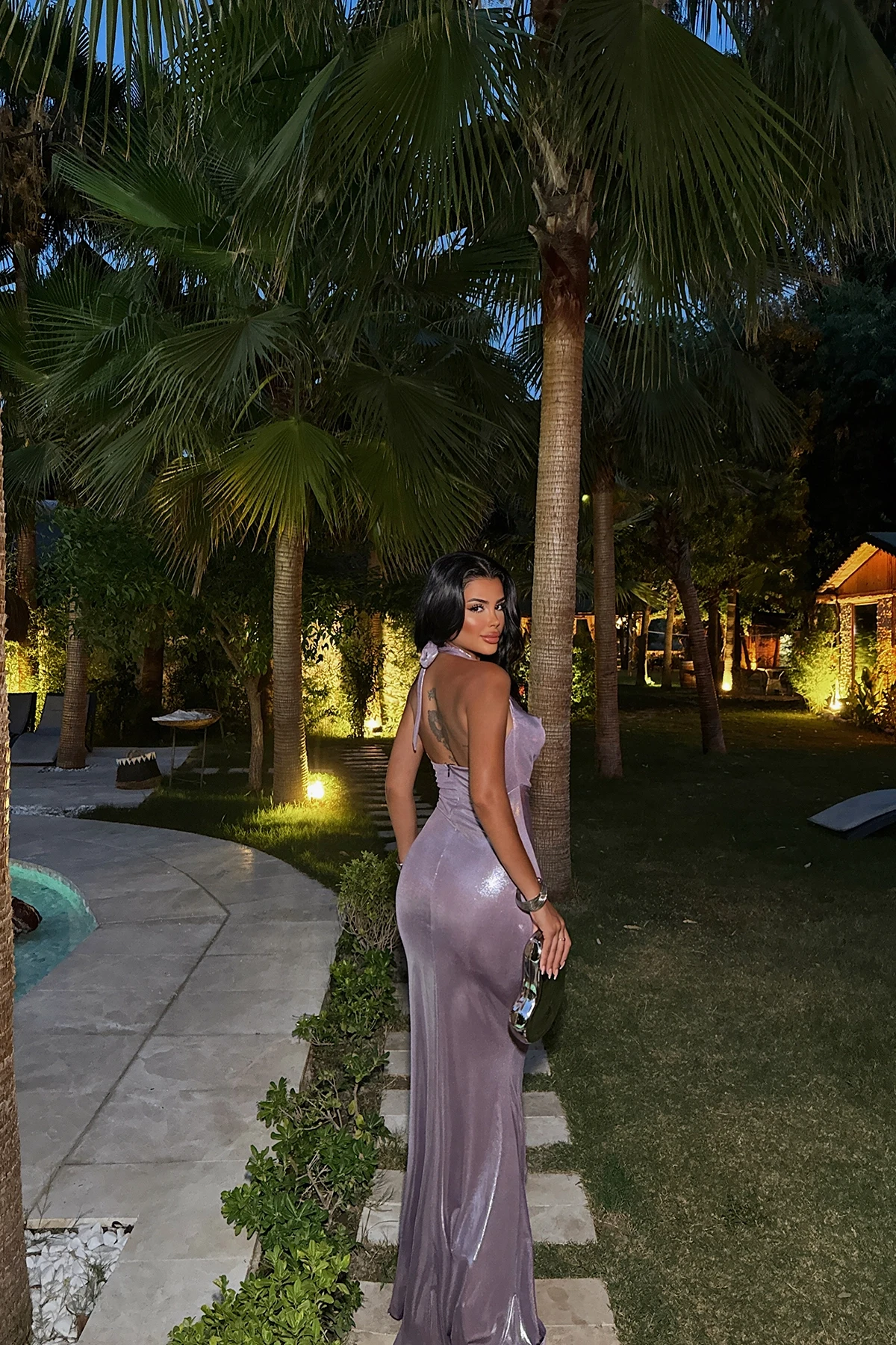 Picture of Purple Jolie Long Dress