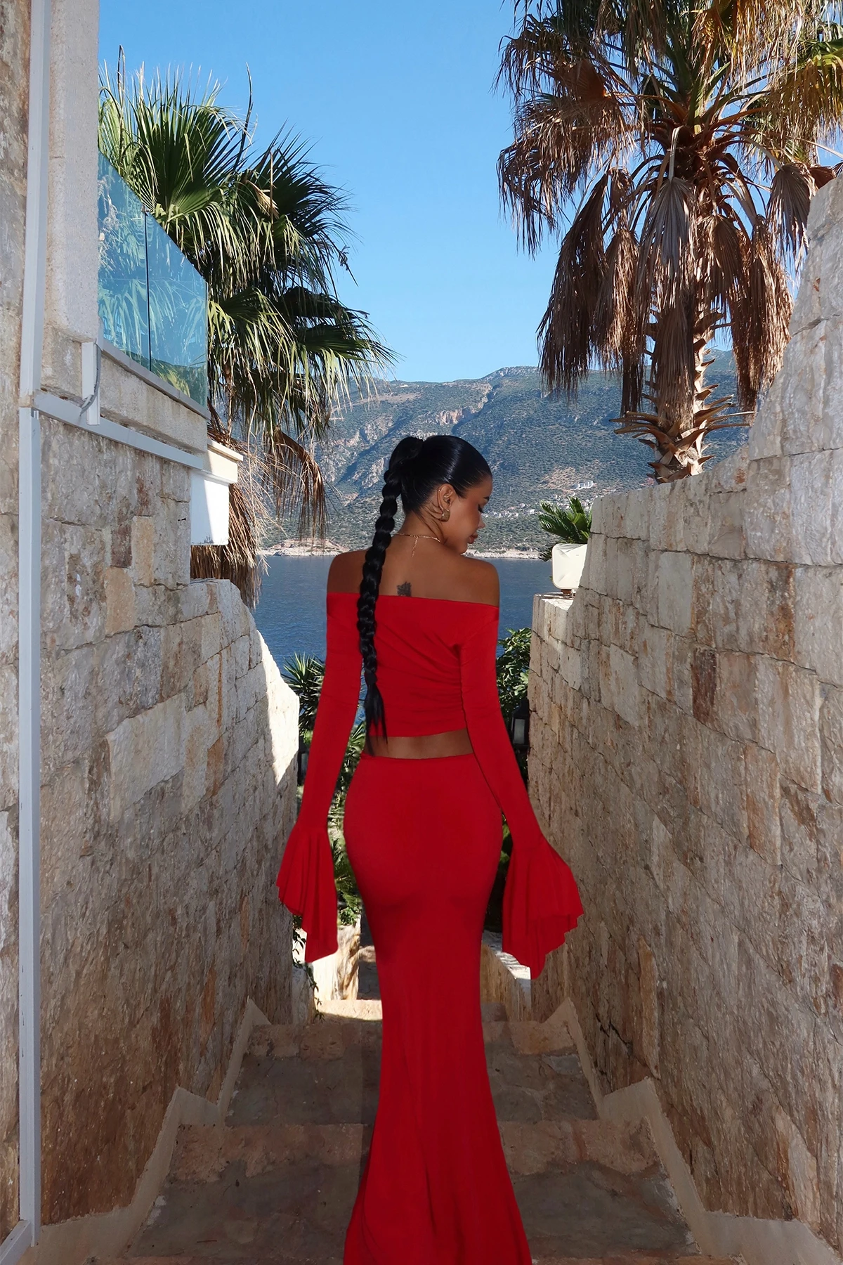 Picture of Red Darcey Suit