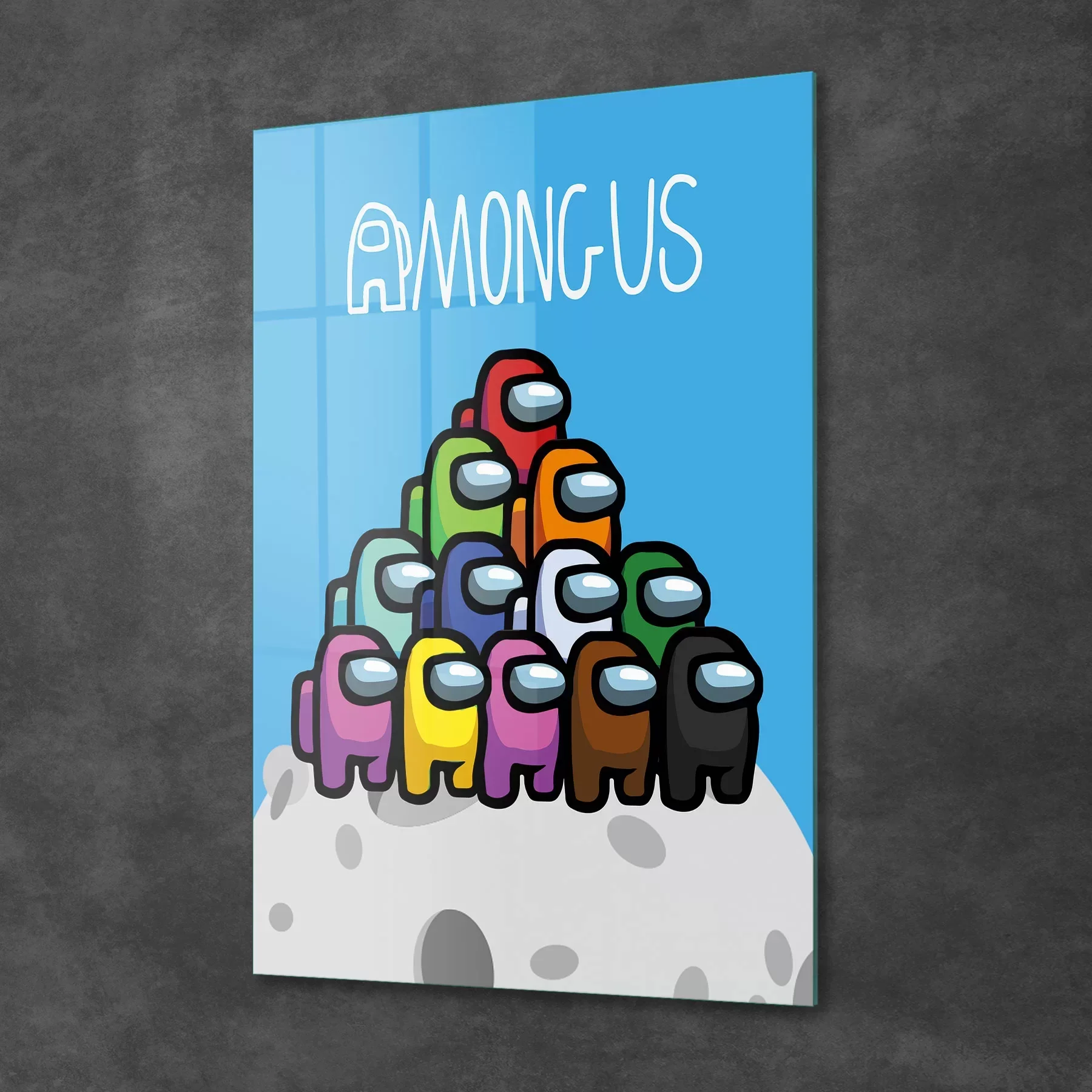 Picture of Decovetro Cam Tablo Gamer Gezegen Among Us 30x40 cm