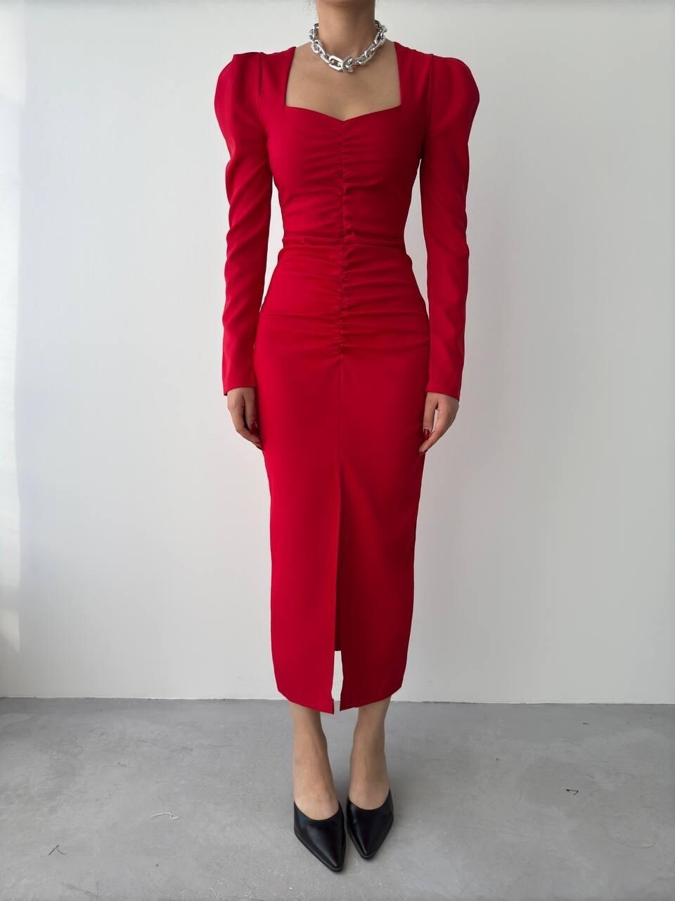 Picture of Volante Kare Yaka Elbise