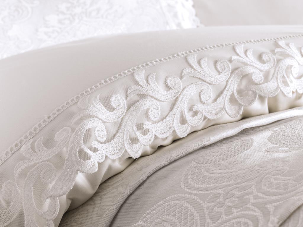 Picture of Fransız Dantelli Belinda Gelin Seti 7 Parça Krem