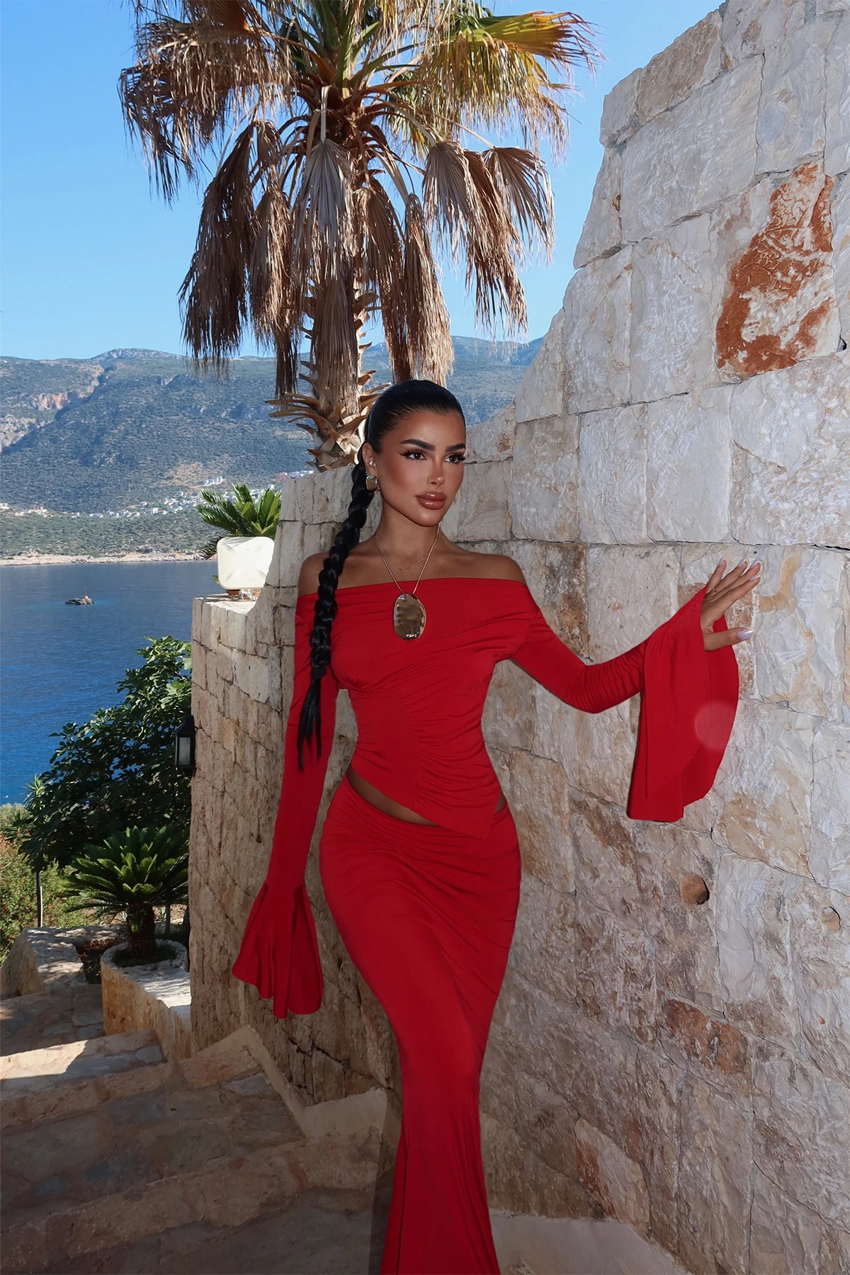 Picture of Red Darcey Suit