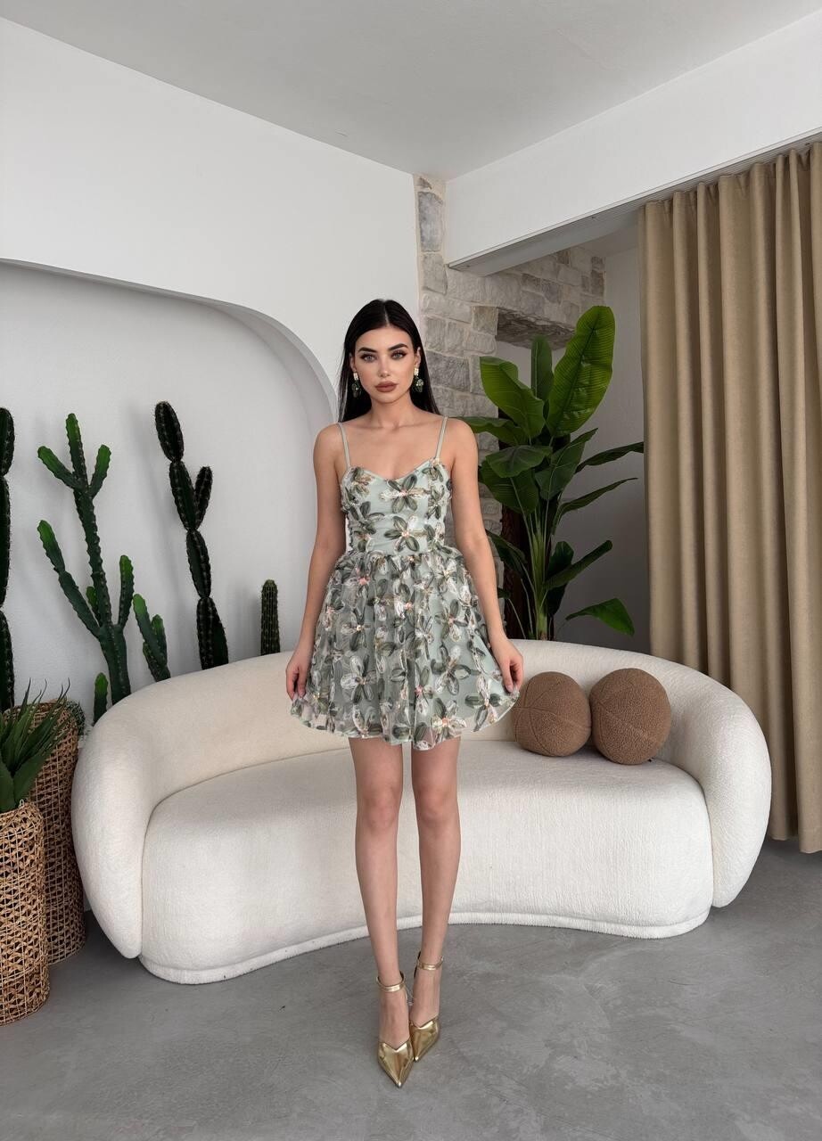 Picture of Moca İp Askılı Elbise