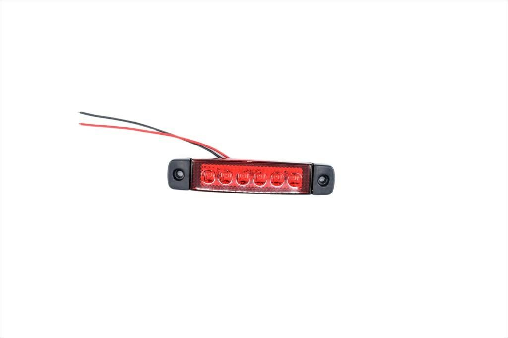 Picture of 10 Adet Kırmızı Parmak Lamba 6 Led Su Geçirmez 12V 24V