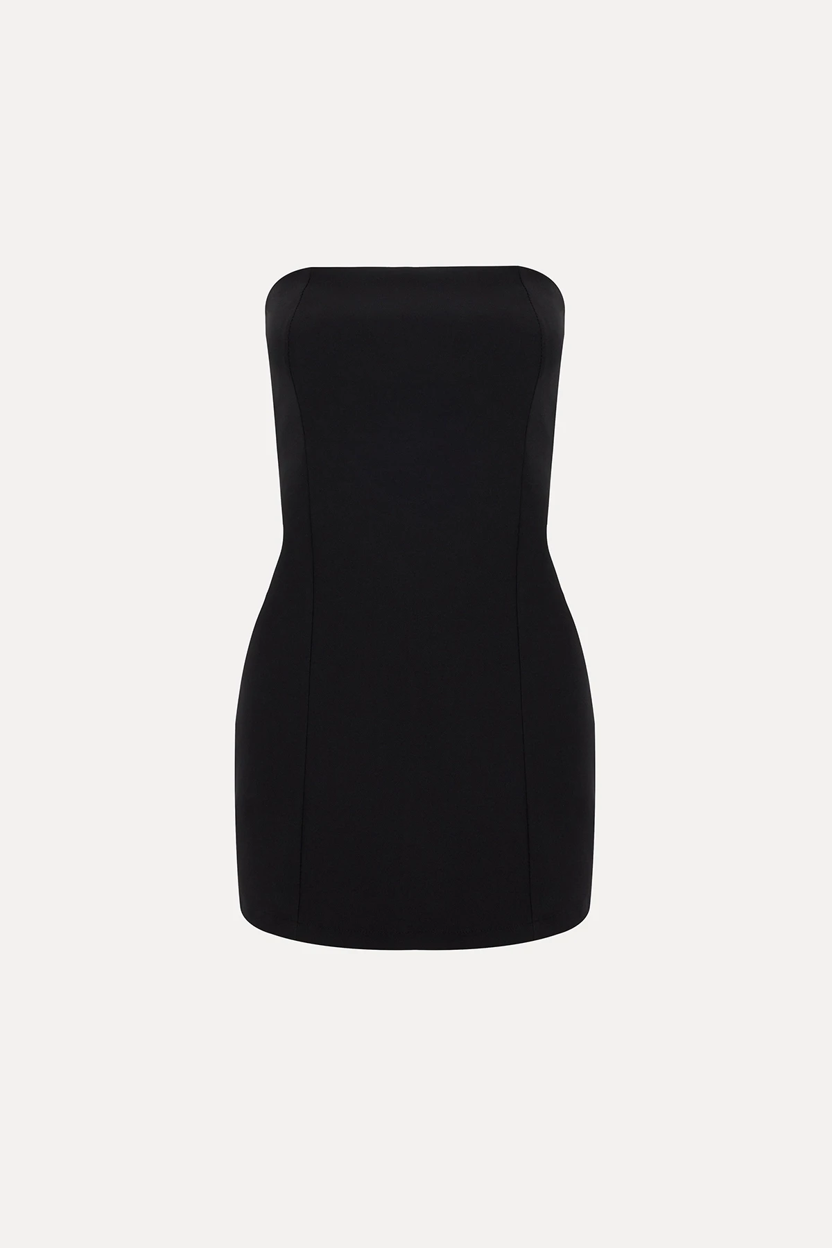 Picture of Black Strapless Mini Dress