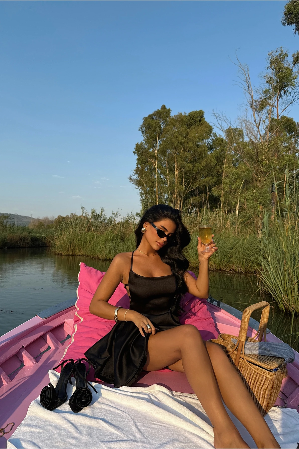 Picture of Black Anabel Mini Dress